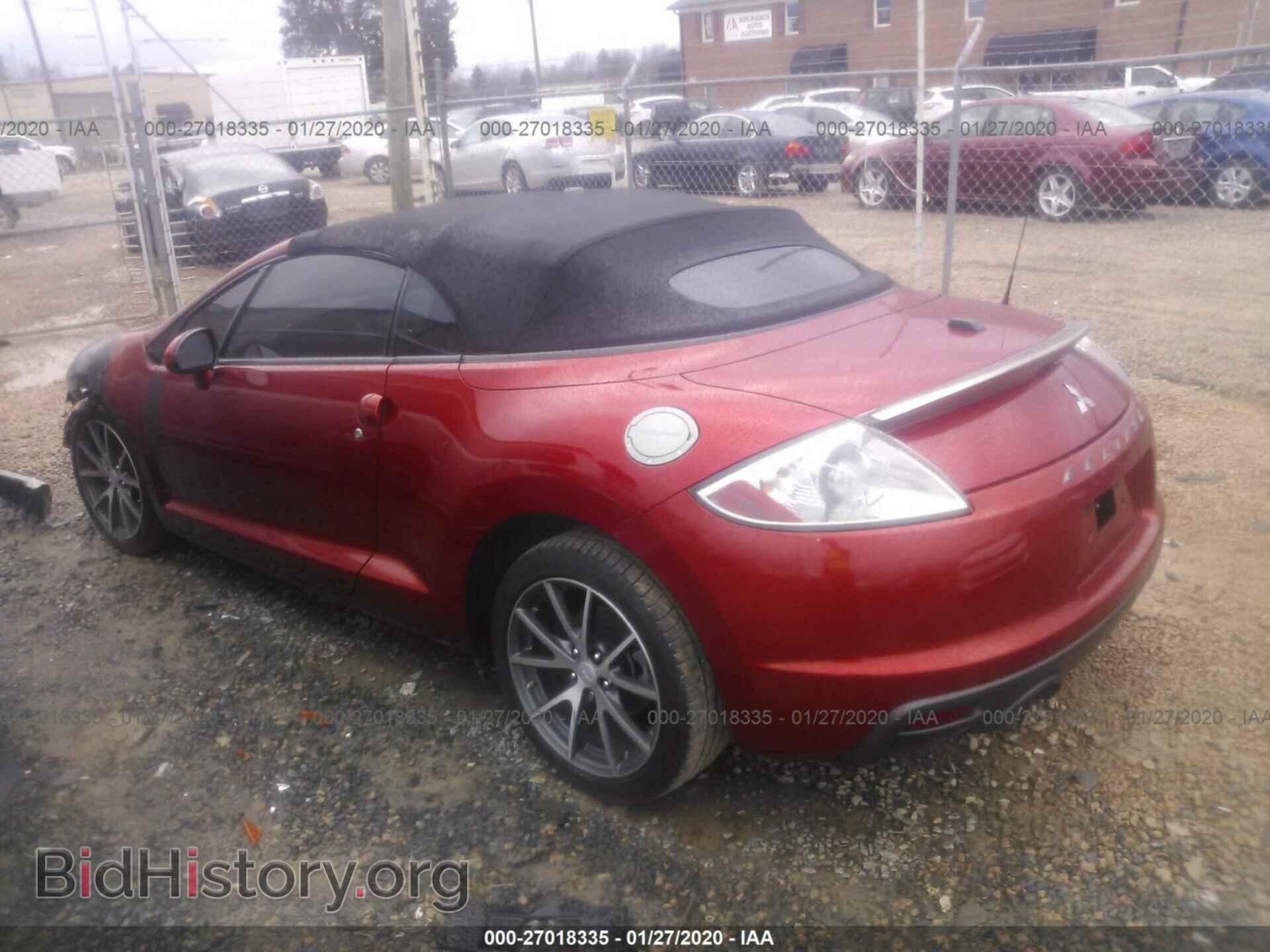 2011 MITSUBISHI ECLIPSE - VIN: 4A37L3ET7BE007203 - Фото 3