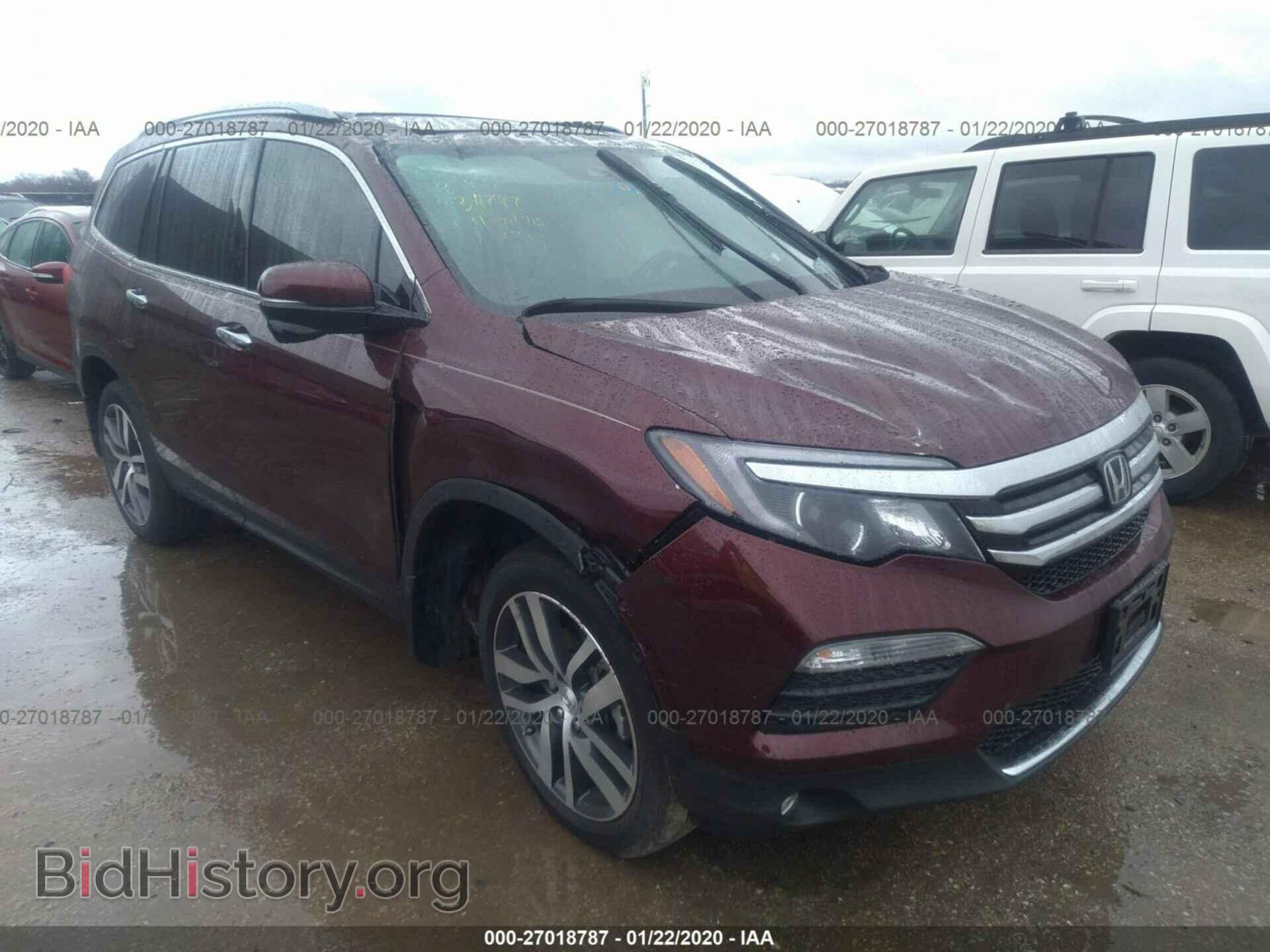 Фотография 5FNYF5H95JB014366 - HONDA PILOT 2018