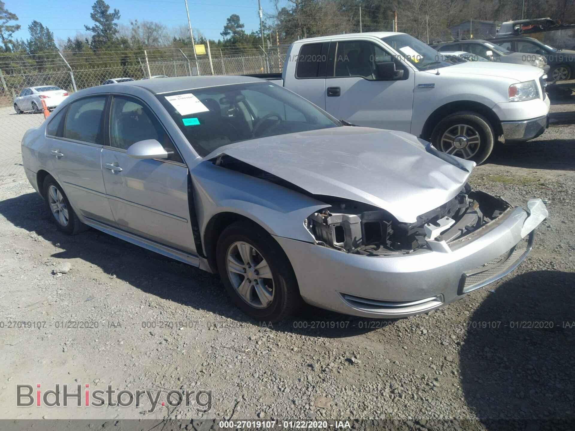Фотография 2G1WF5E34C1307116 - CHEVROLET IMPALA 2012