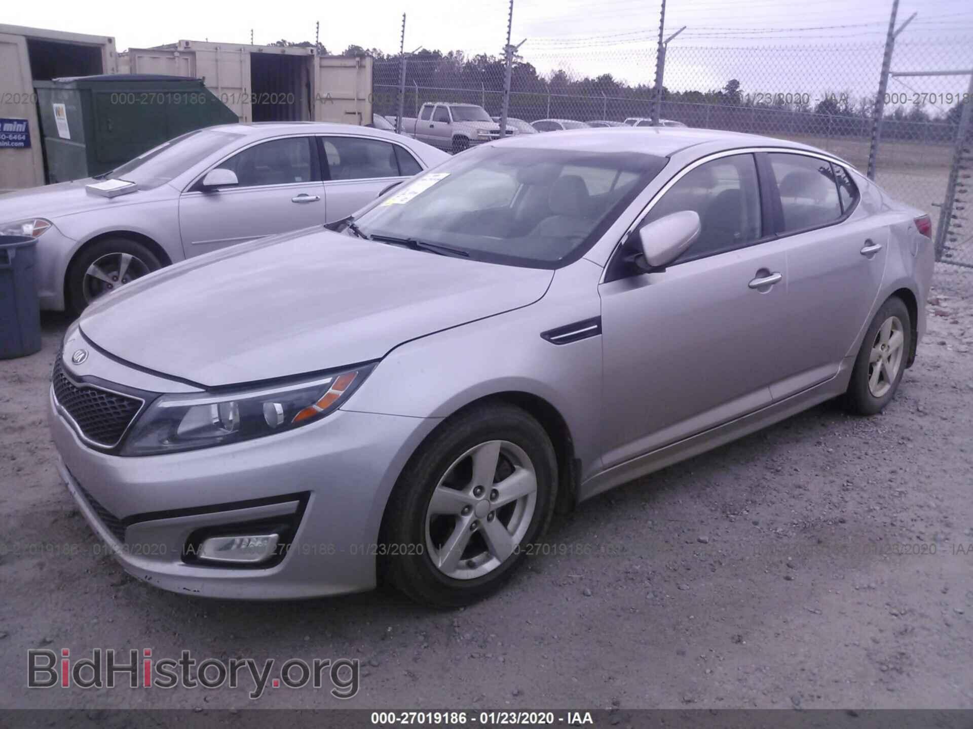 2014 KIA OPTIMA - VIN: KNAGM4A72E5462542 - Фото 2