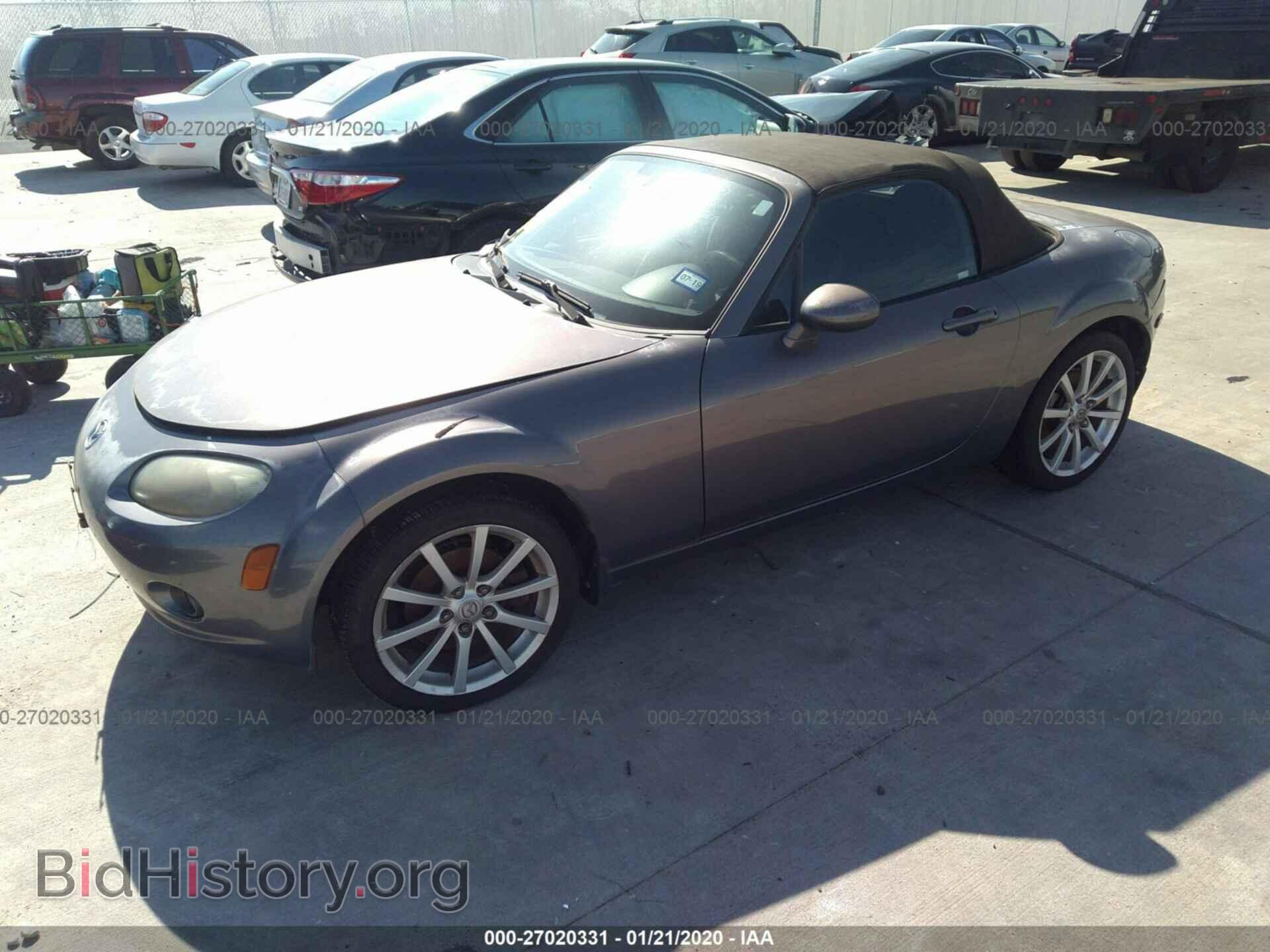 2007 MAZDA MX-5 MIATA - VIN: JM1NC25F970128494 - Фото 2