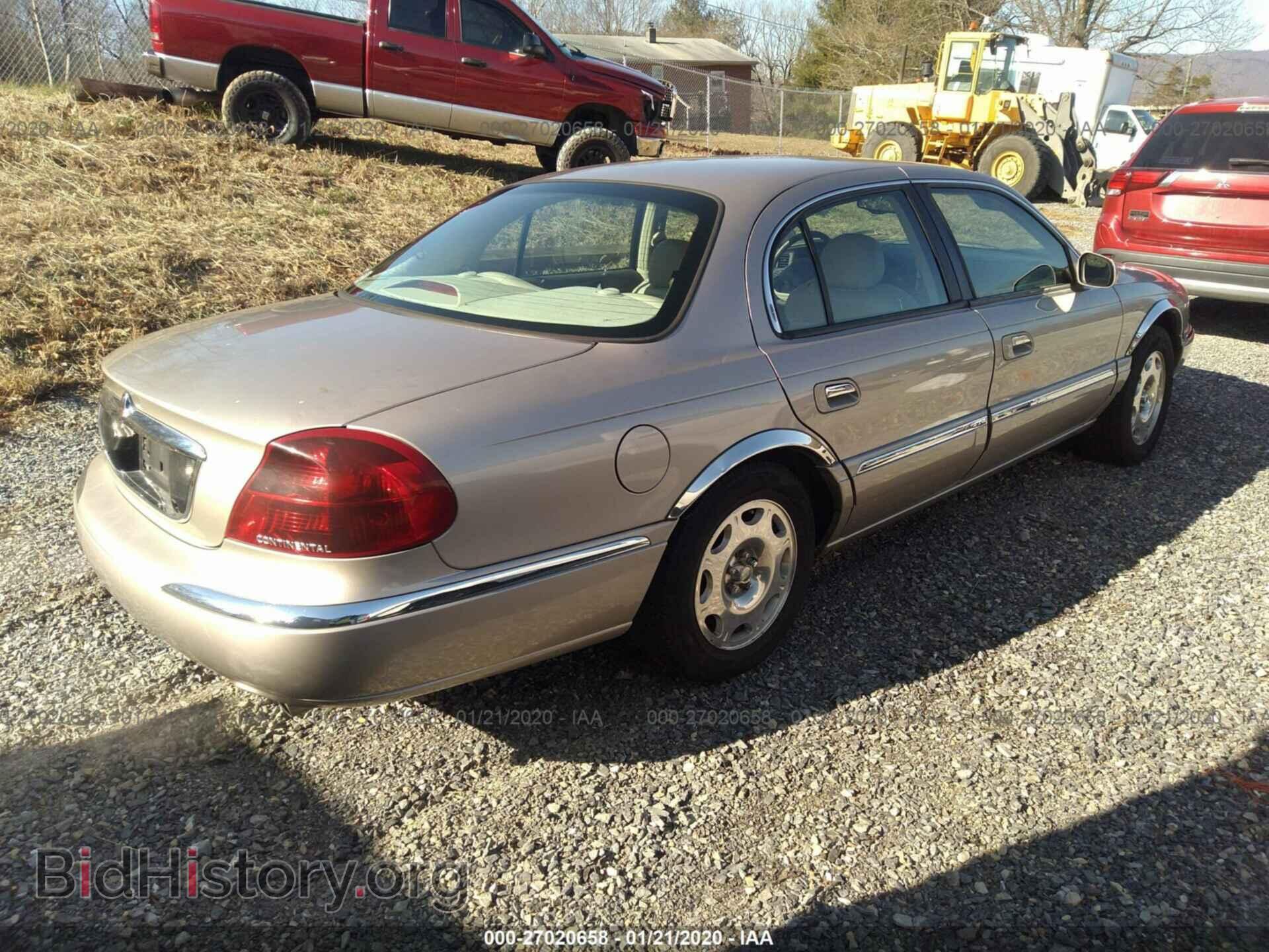 2000 LINCOLN CONTINENTAL - VIN: 1LNHM97V4YY878360 - Фото 4