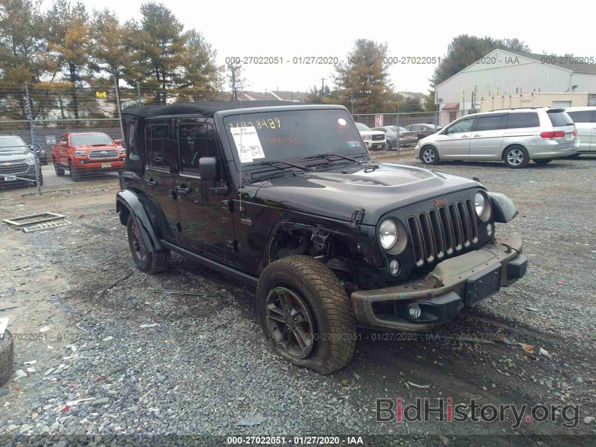 Photo 1C4HJWEG6GL235178 - JEEP WRANGLER UNLIMITED 2016