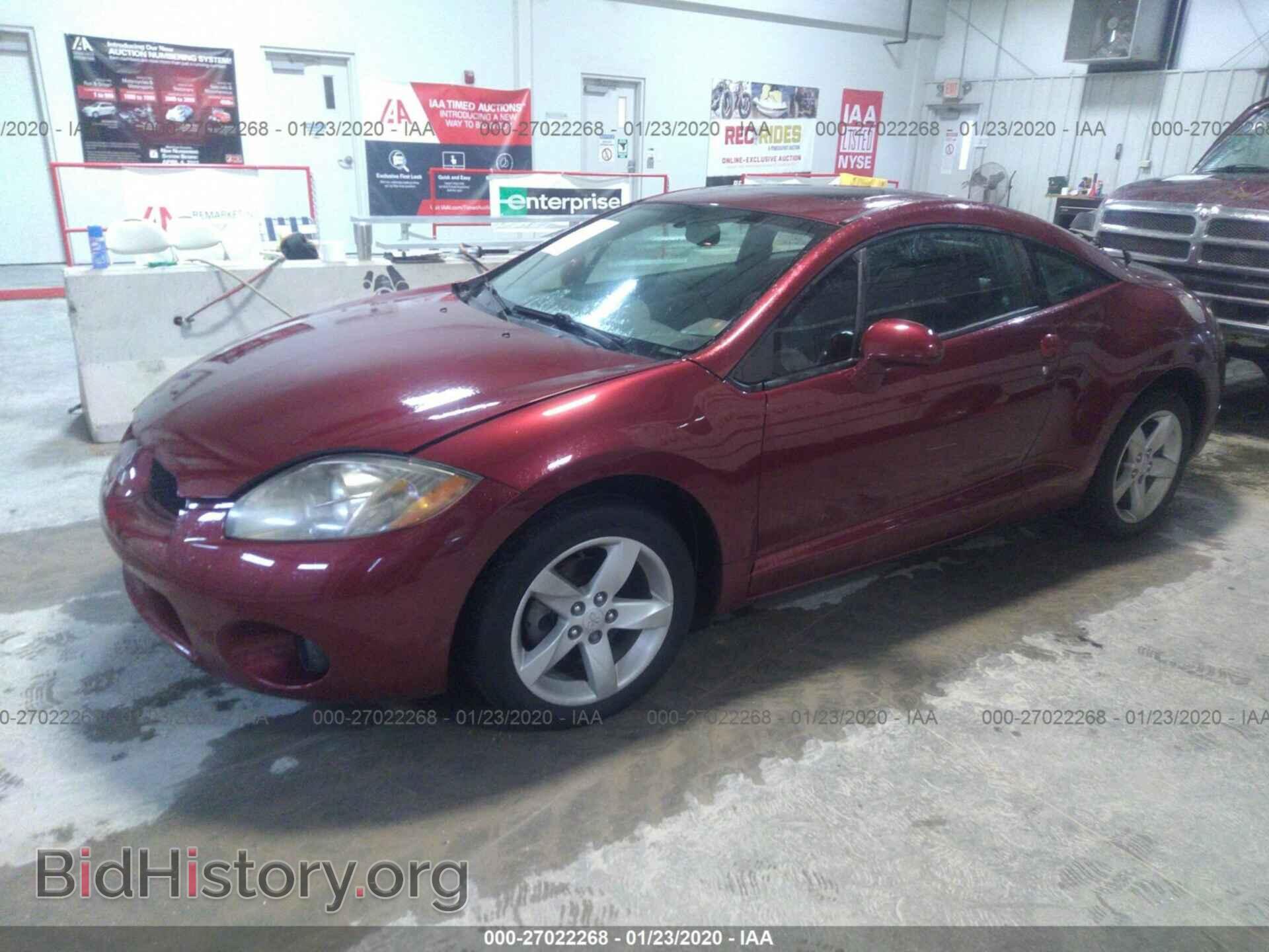 2007 MITSUBISHI ECLIPSE - VIN: 4A3AK24F47E040715 - Фото 2