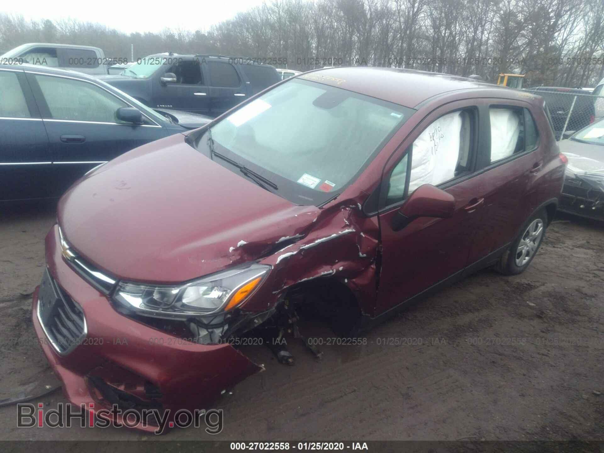 2017 CHEVROLET TRAX - VIN: 3GNCJKSB9HL273884 - Фото 2