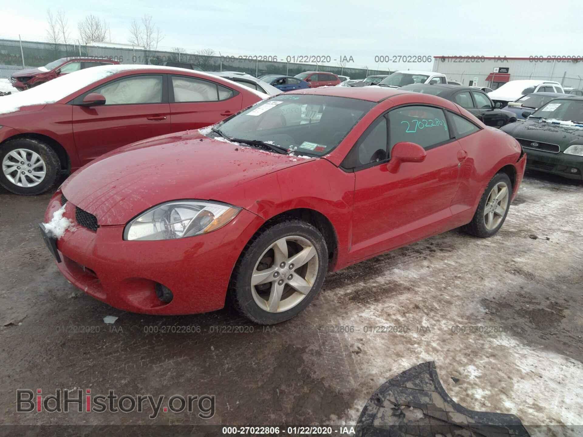 2007 MITSUBISHI ECLIPSE - VIN: 4A3AK24F07E002818 - Фото 2