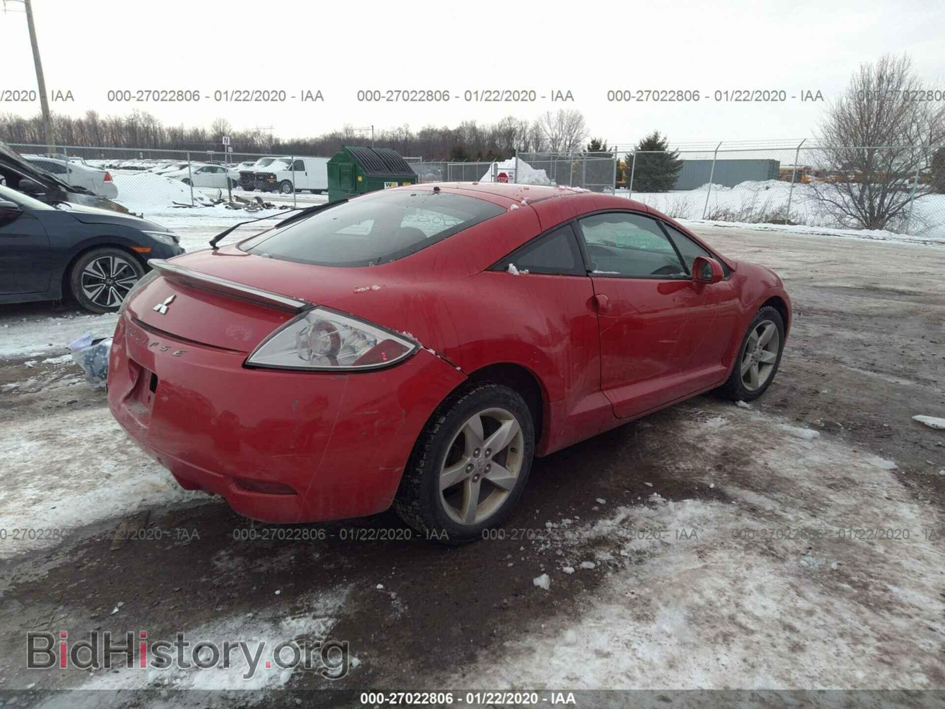 2007 MITSUBISHI ECLIPSE - VIN: 4A3AK24F07E002818 - Фото 4