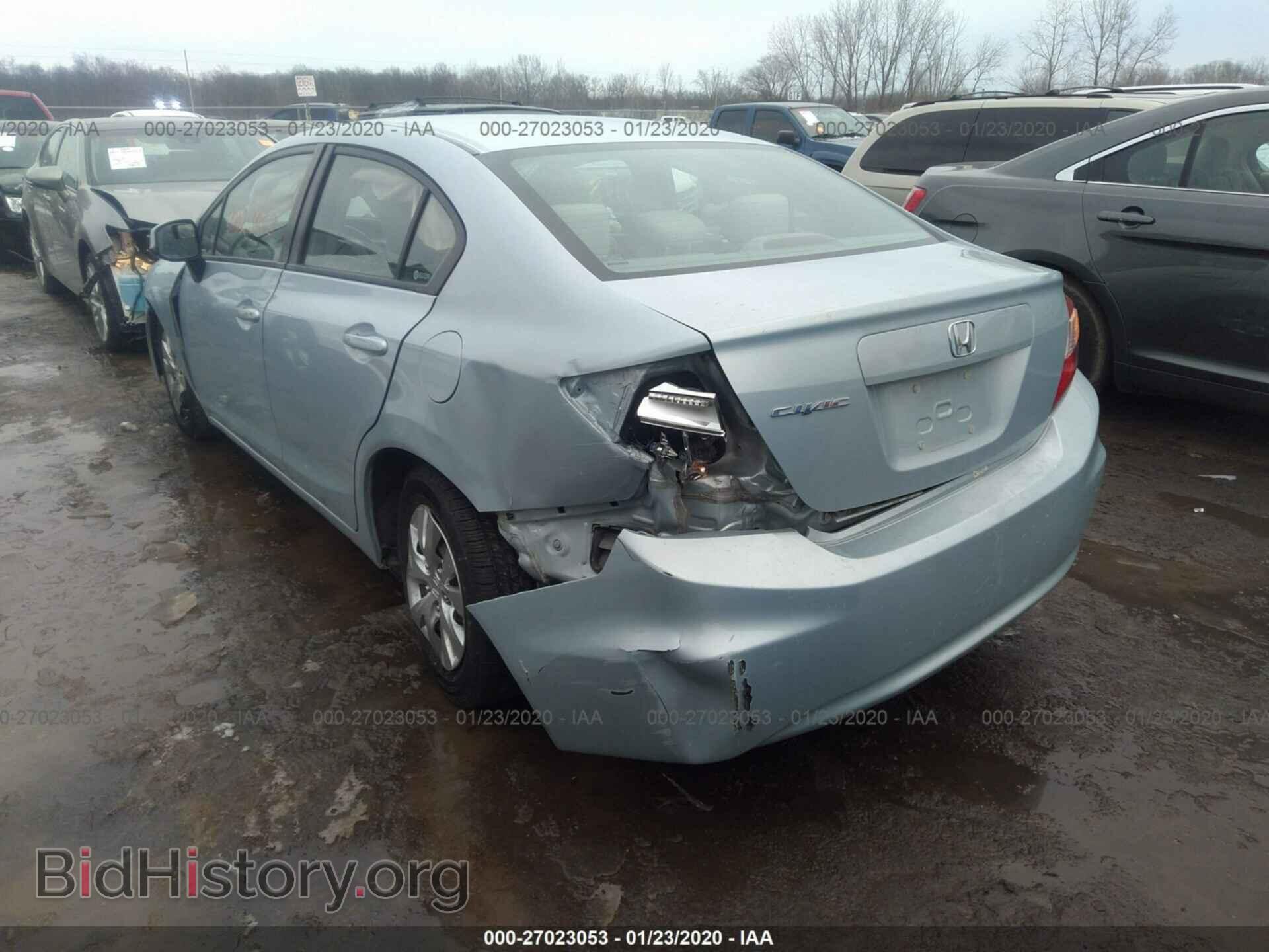 2012 HONDA CIVIC - VIN: 19XFB2F54CE014711 - Фото 3