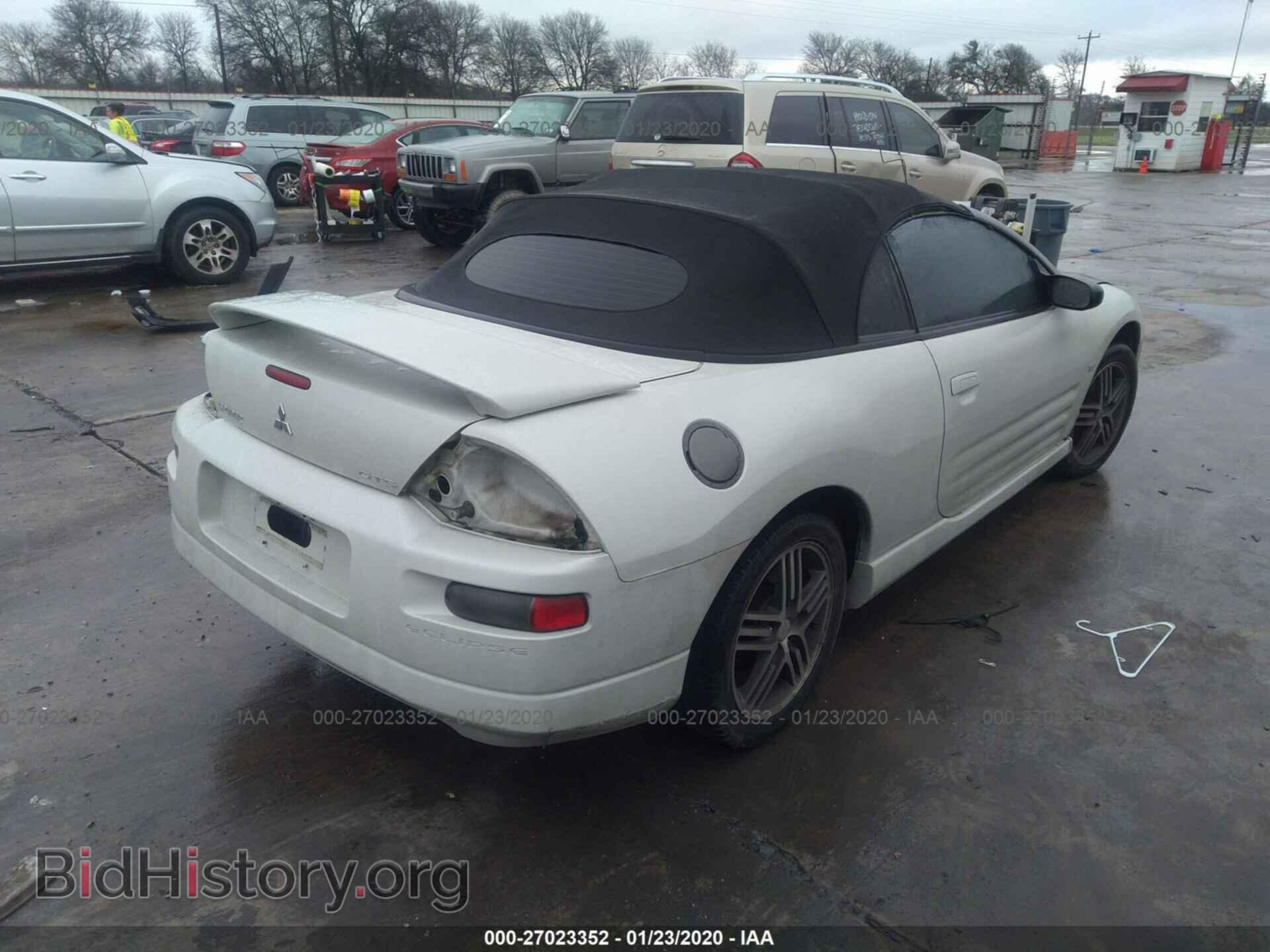 2003 MITSUBISHI ECLIPSE - VIN: 4A3AE75H83E189045 - Фото 4