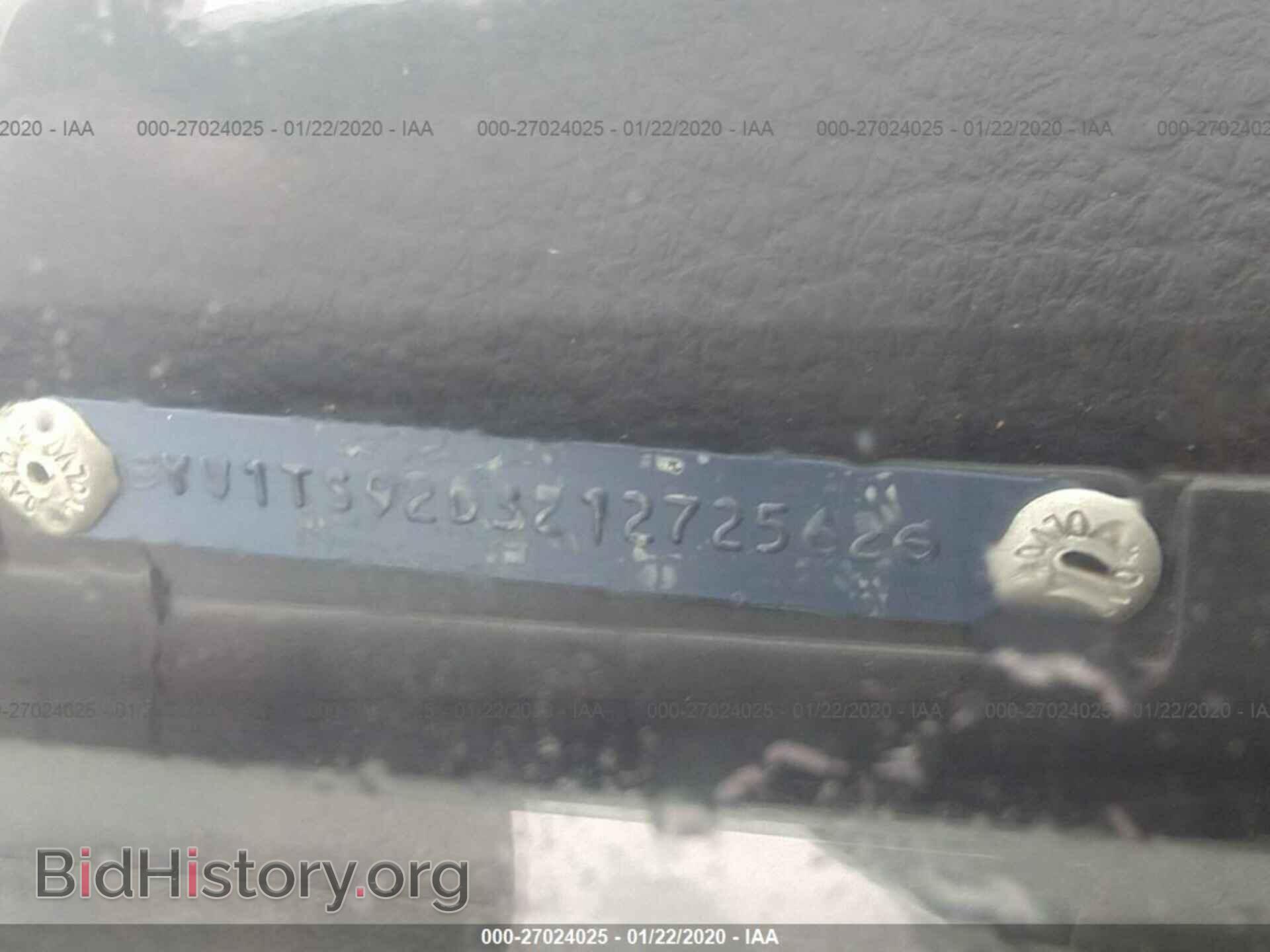 2002 VOLVO S80 - VIN: YV1TS92D321272562 - Фото 9