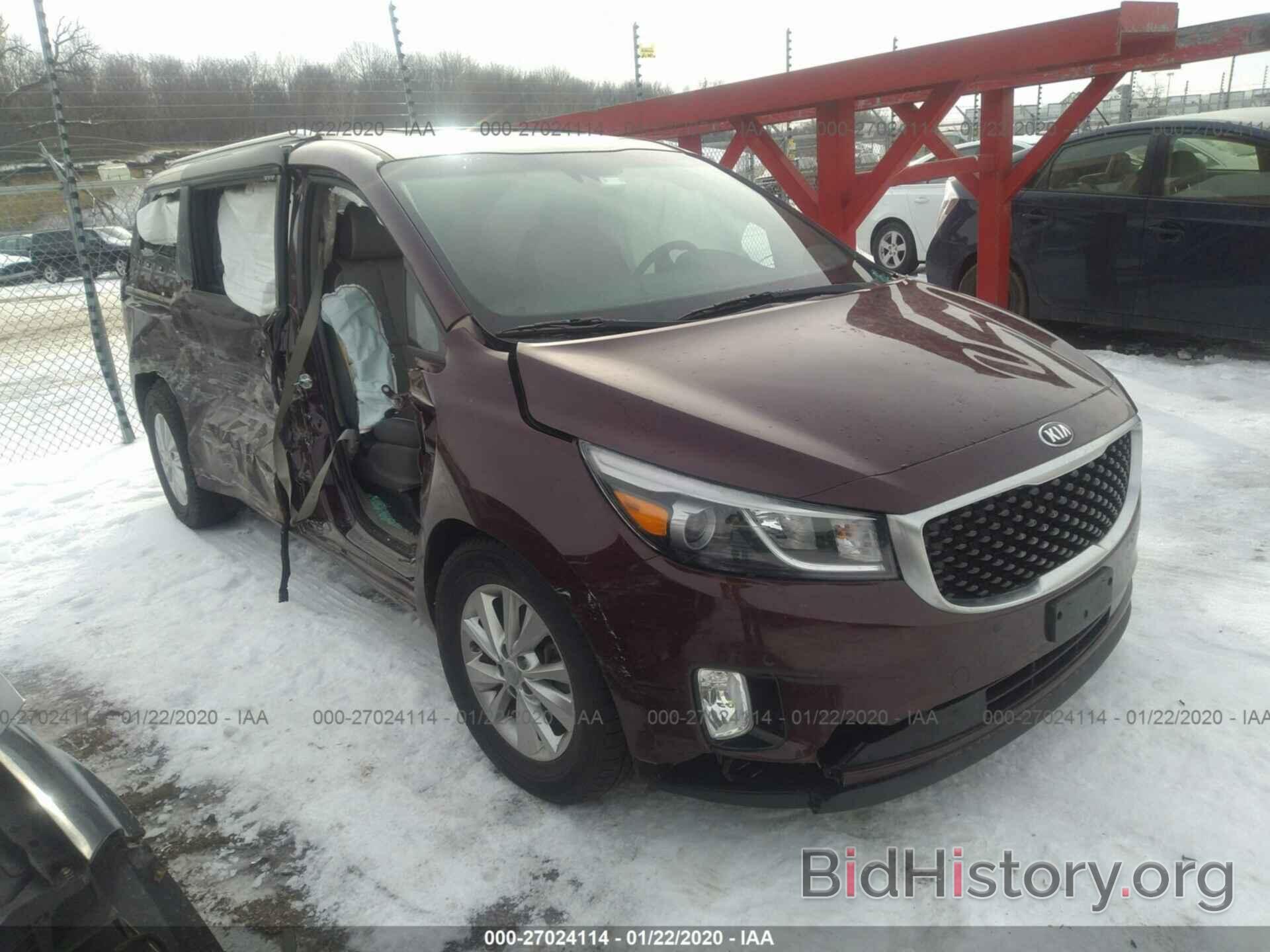 Photo KNDMB5C16H6290766 - KIA SEDONA 2017