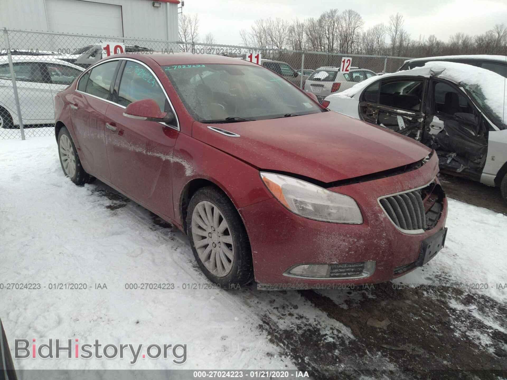 Фотография 2G4GS5EV2C9214990 - BUICK REGAL 2012