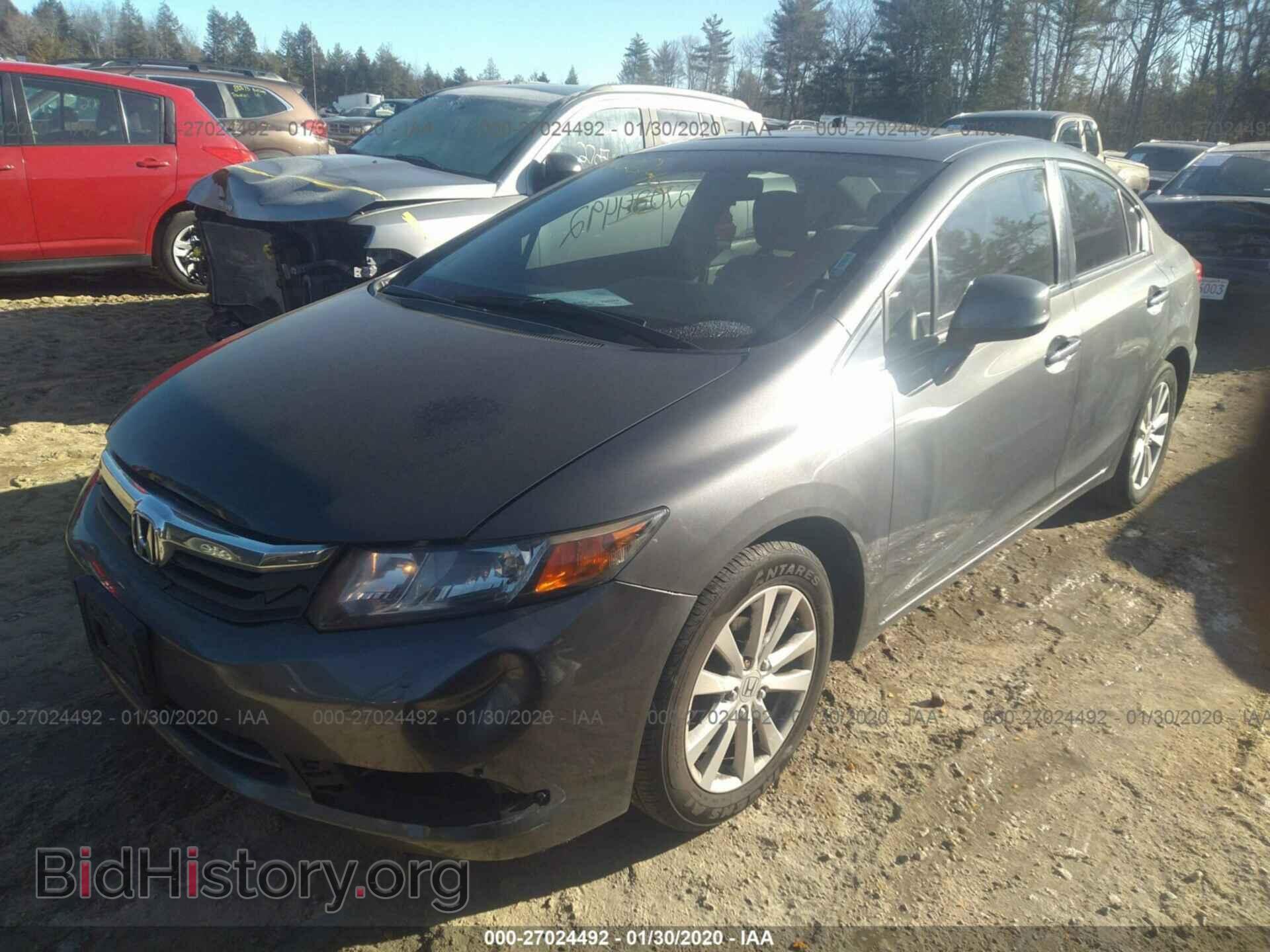 2012 HONDA CIVIC - VIN: 2HGFB2F86CH610273 - Photo 2
