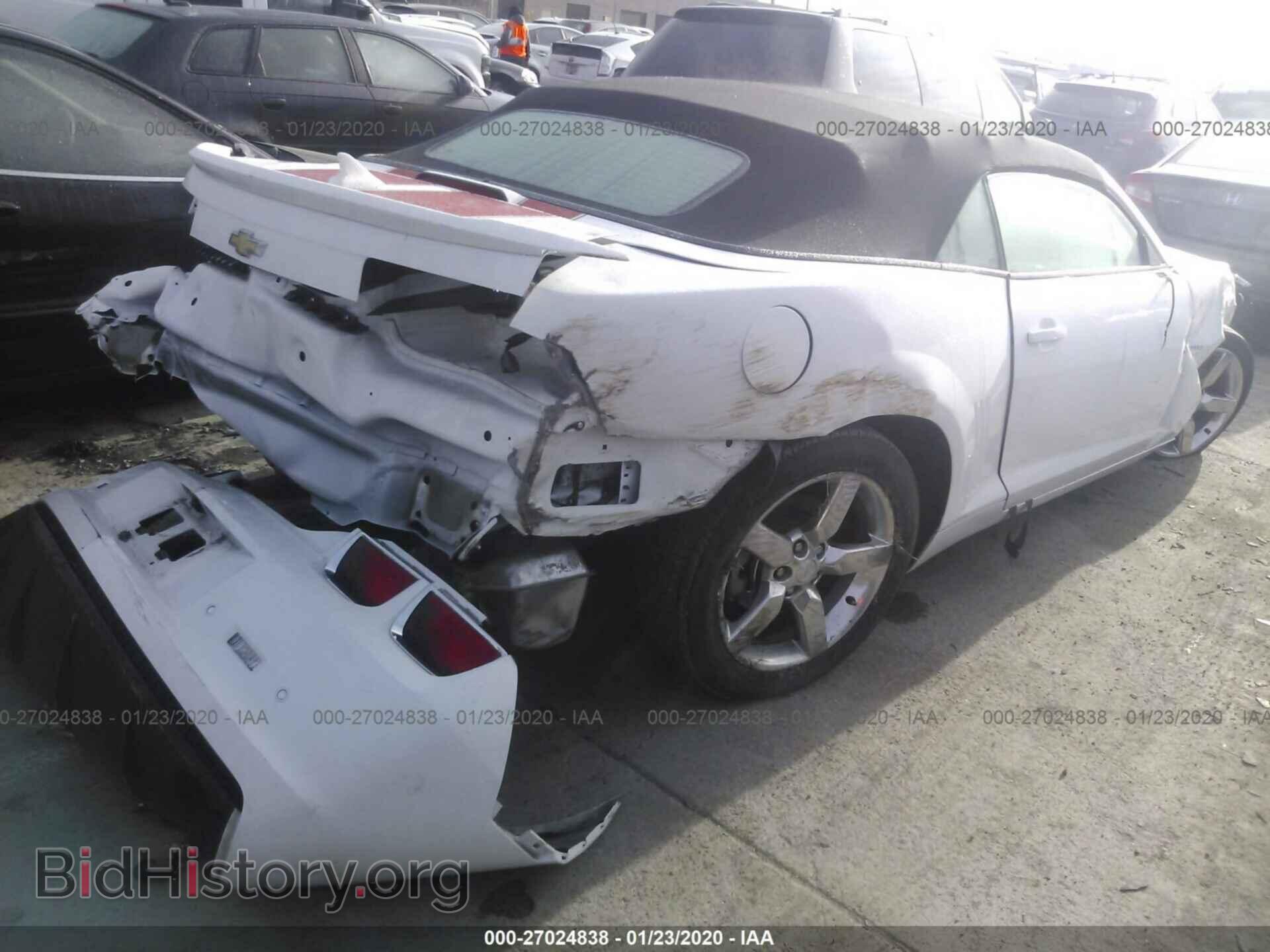 2013 CHEVROLET CAMARO - VIN: 2G1FB3D34D9123847 - Фото 4