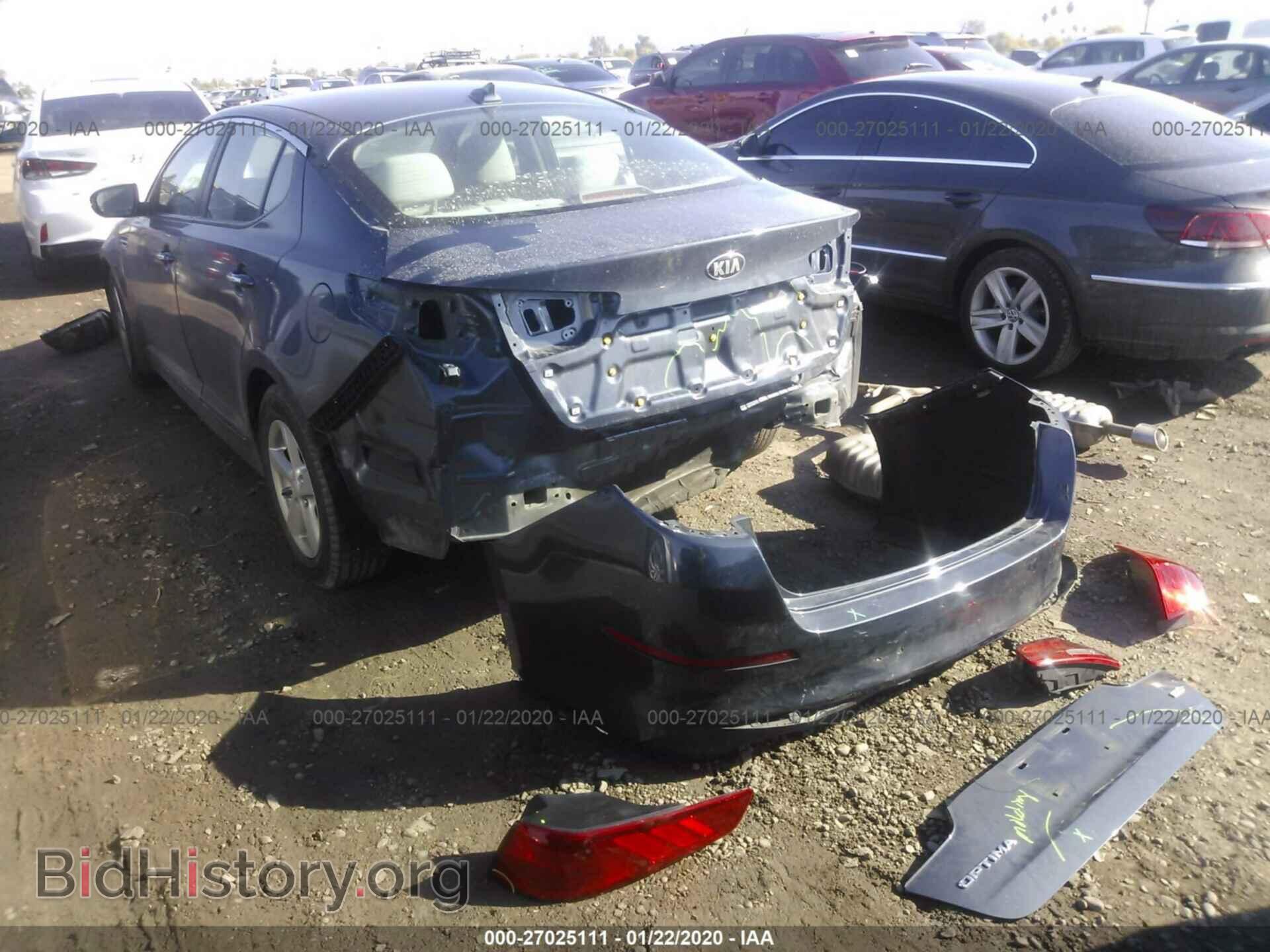 2015 KIA OPTIMA - VIN: KNAGM4A71F5581040 - Photo 3