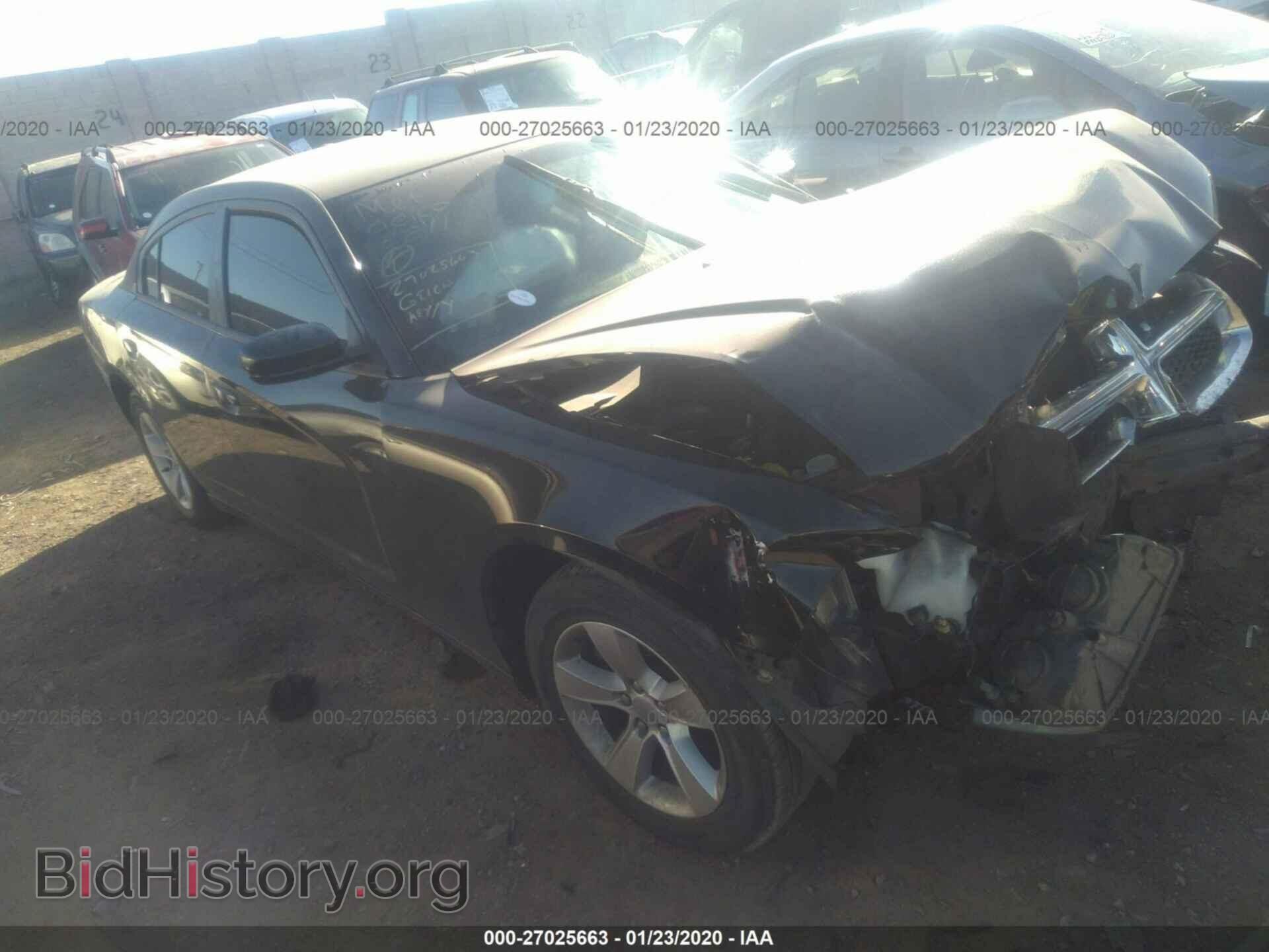 Photo 2C3CDXBG8EH363710 - DODGE CHARGER 2014