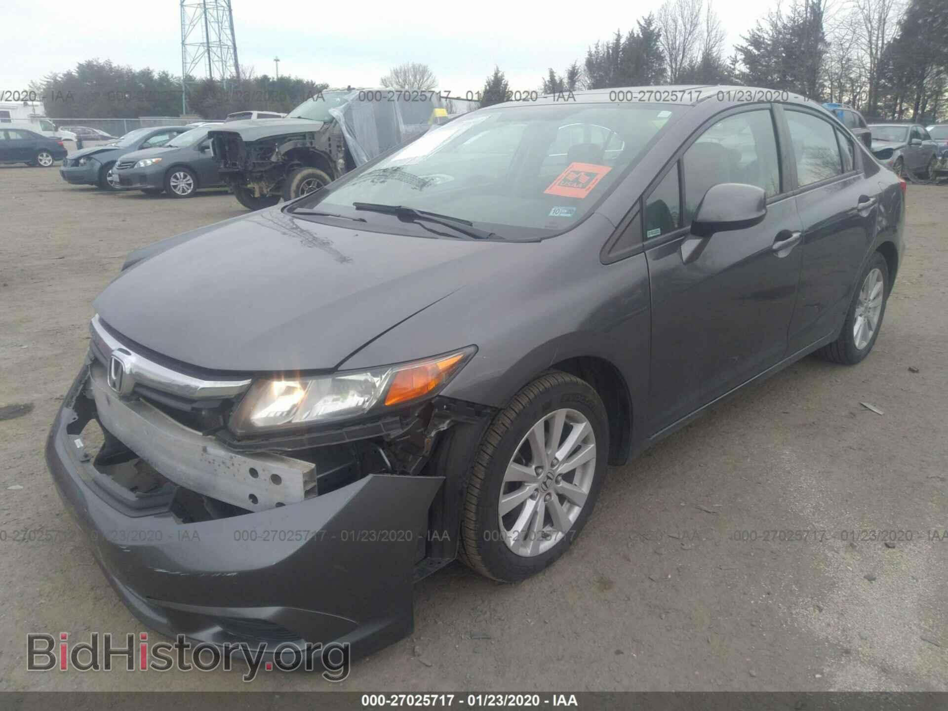 2012 HONDA CIVIC - VIN: 19XFB2F92CE054272 - Фото 2