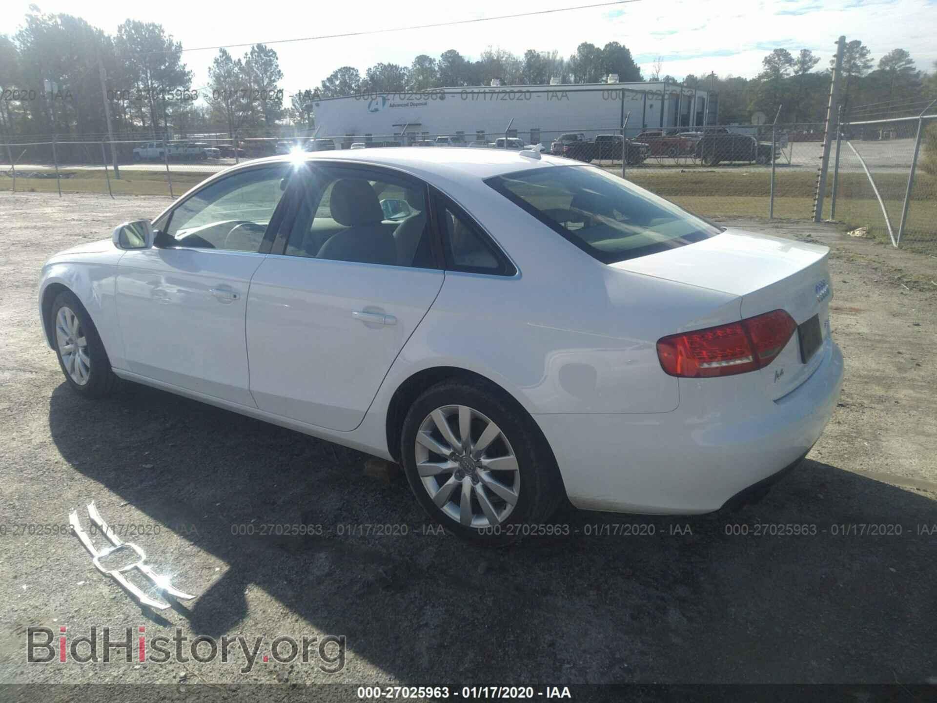 2012 AUDI A4 - VIN: WAUAFAFL4CN001392 - Photo 3
