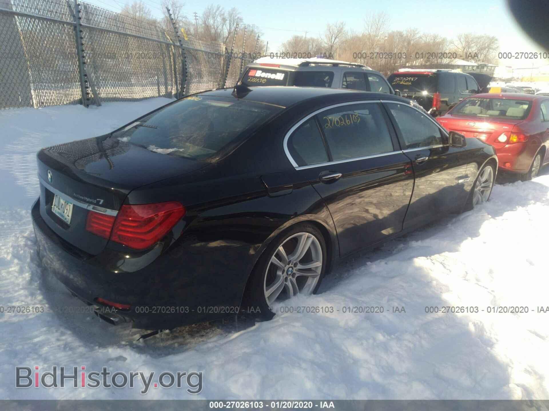 2011 BMW 750 - VIN: WBAKX8C57BC198407 - Фото 4
