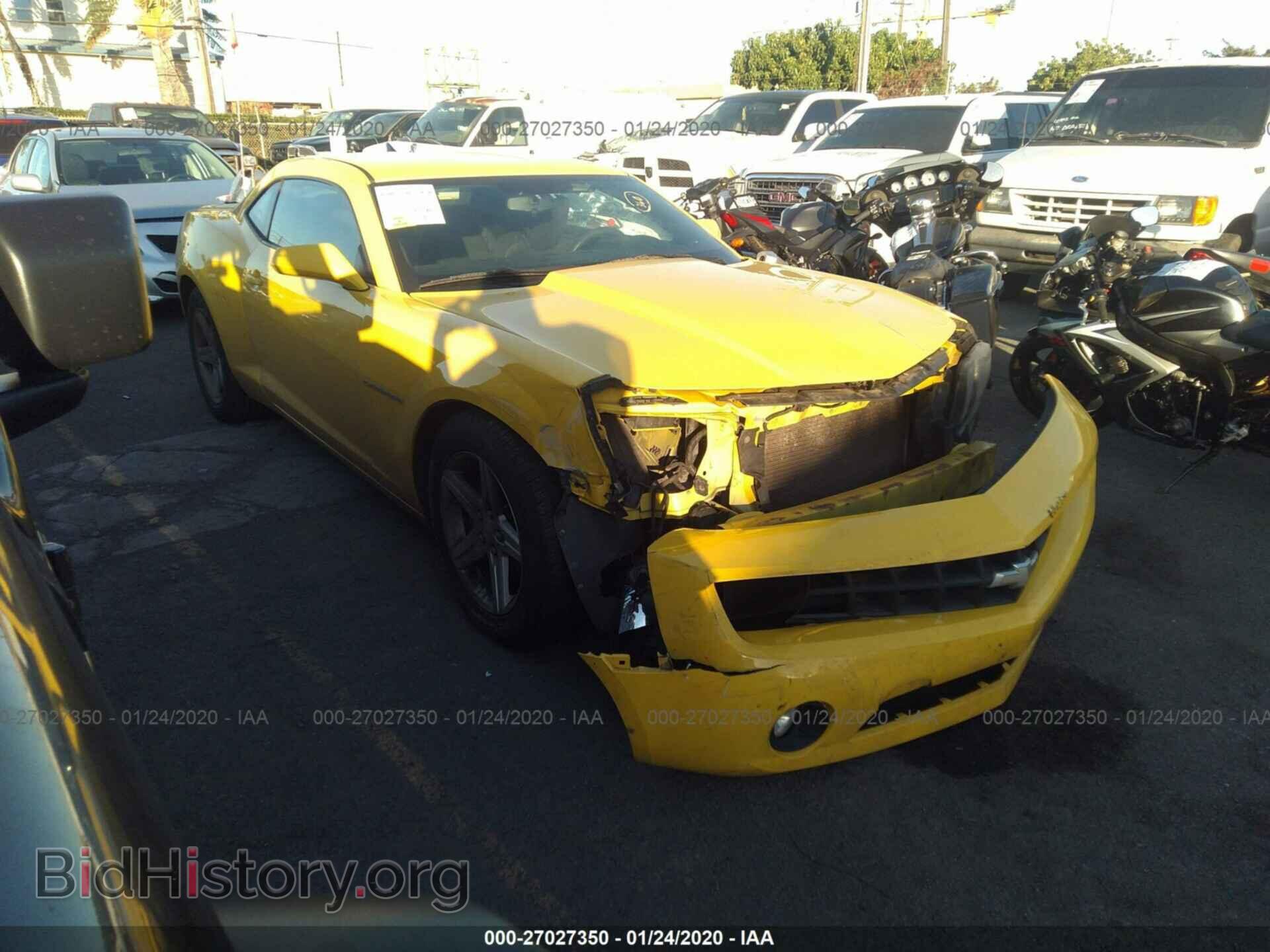 Фотография 2G1FB1E34C9131223 - CHEVROLET CAMARO 2012