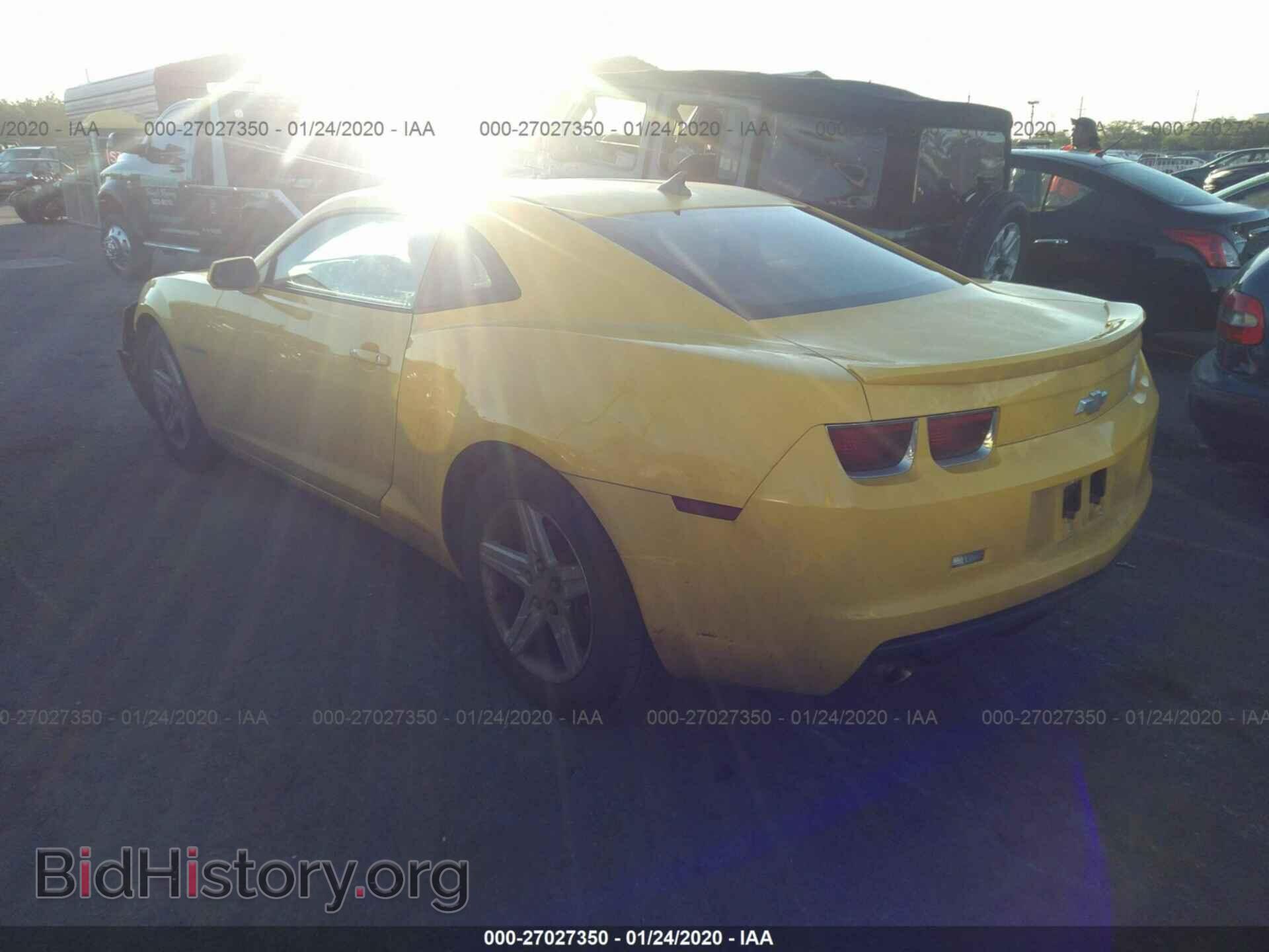 2012 CHEVROLET CAMARO - VIN: 2G1FB1E34C9131223 - Фото 3