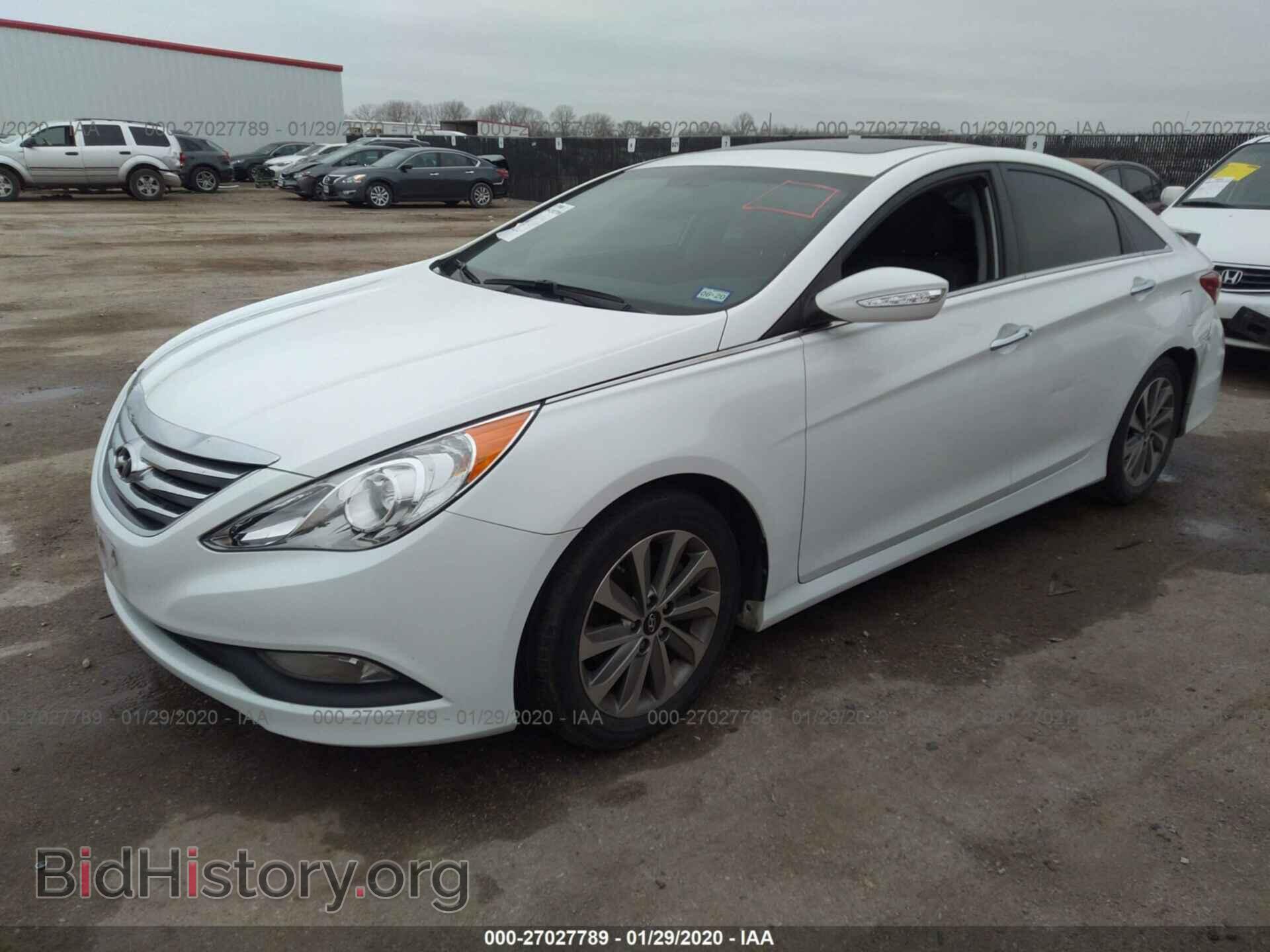 2014 HYUNDAI SONATA - VIN: 5NPEC4AC2EH821771 - Фото 2