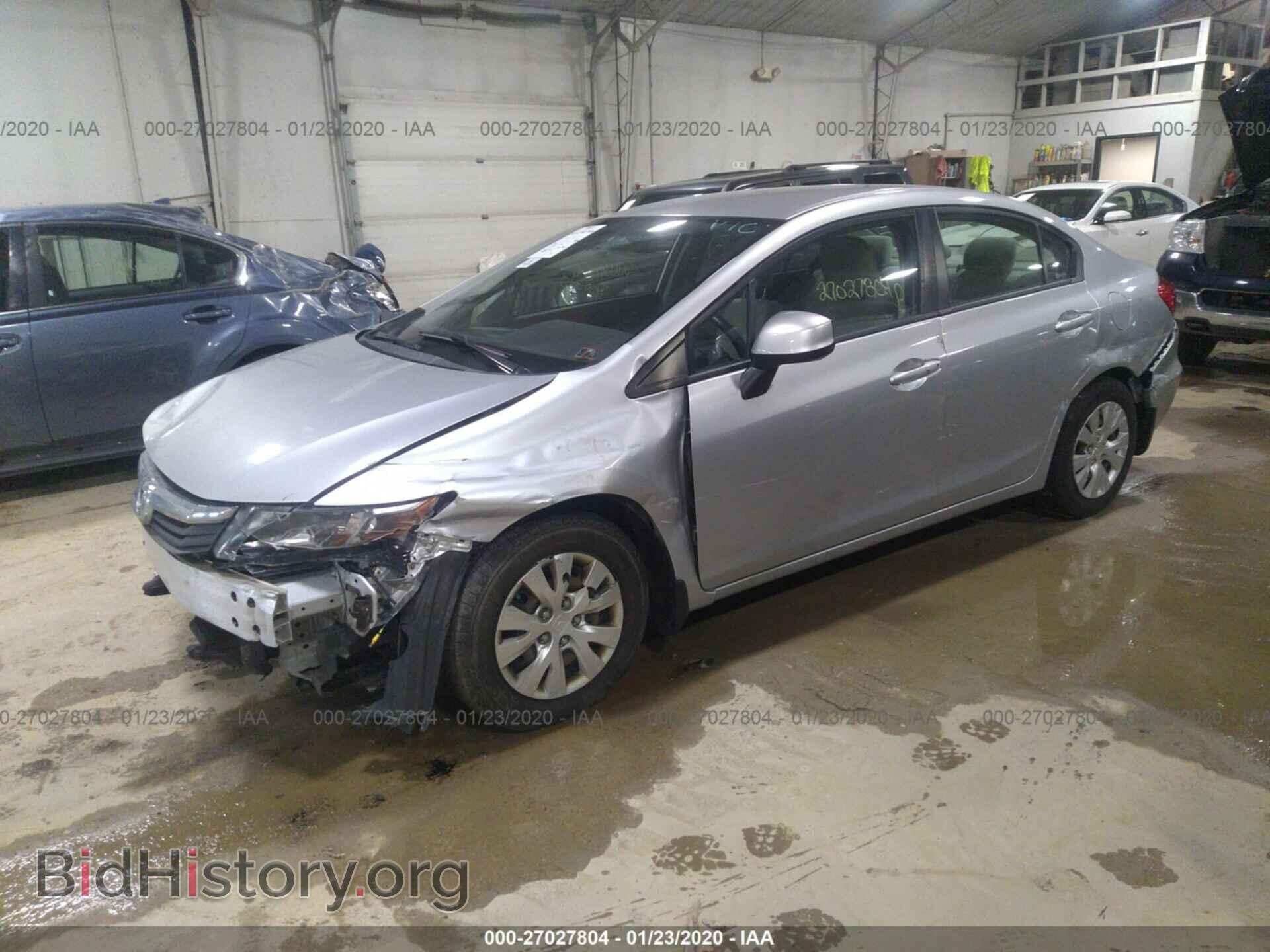 2012 HONDA CIVIC - VIN: 19XFB2F57CE377620 - Фото 2