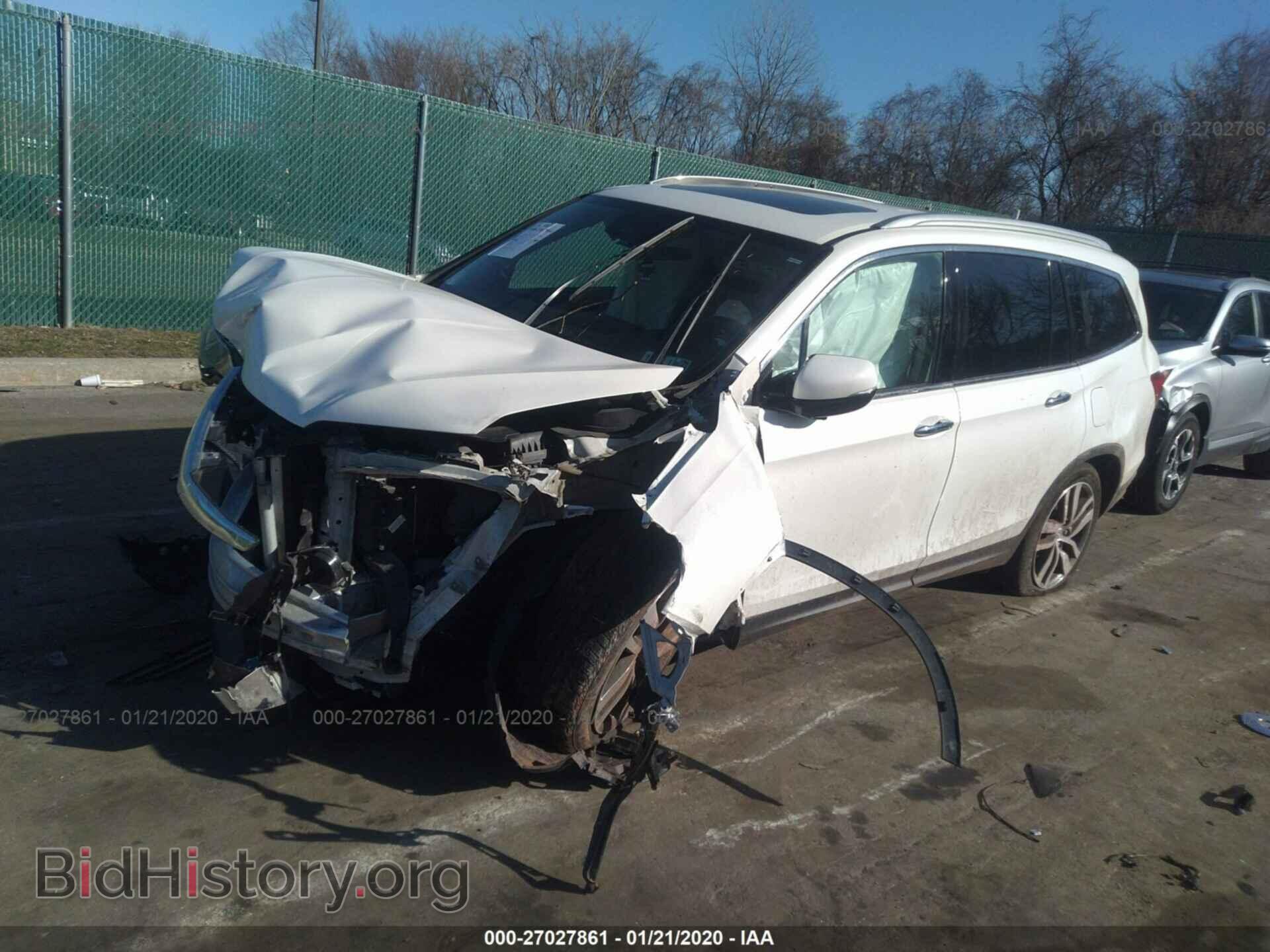 2016 HONDA PILOT - VIN: 5FNYF6H09GB124255 - Фото 2