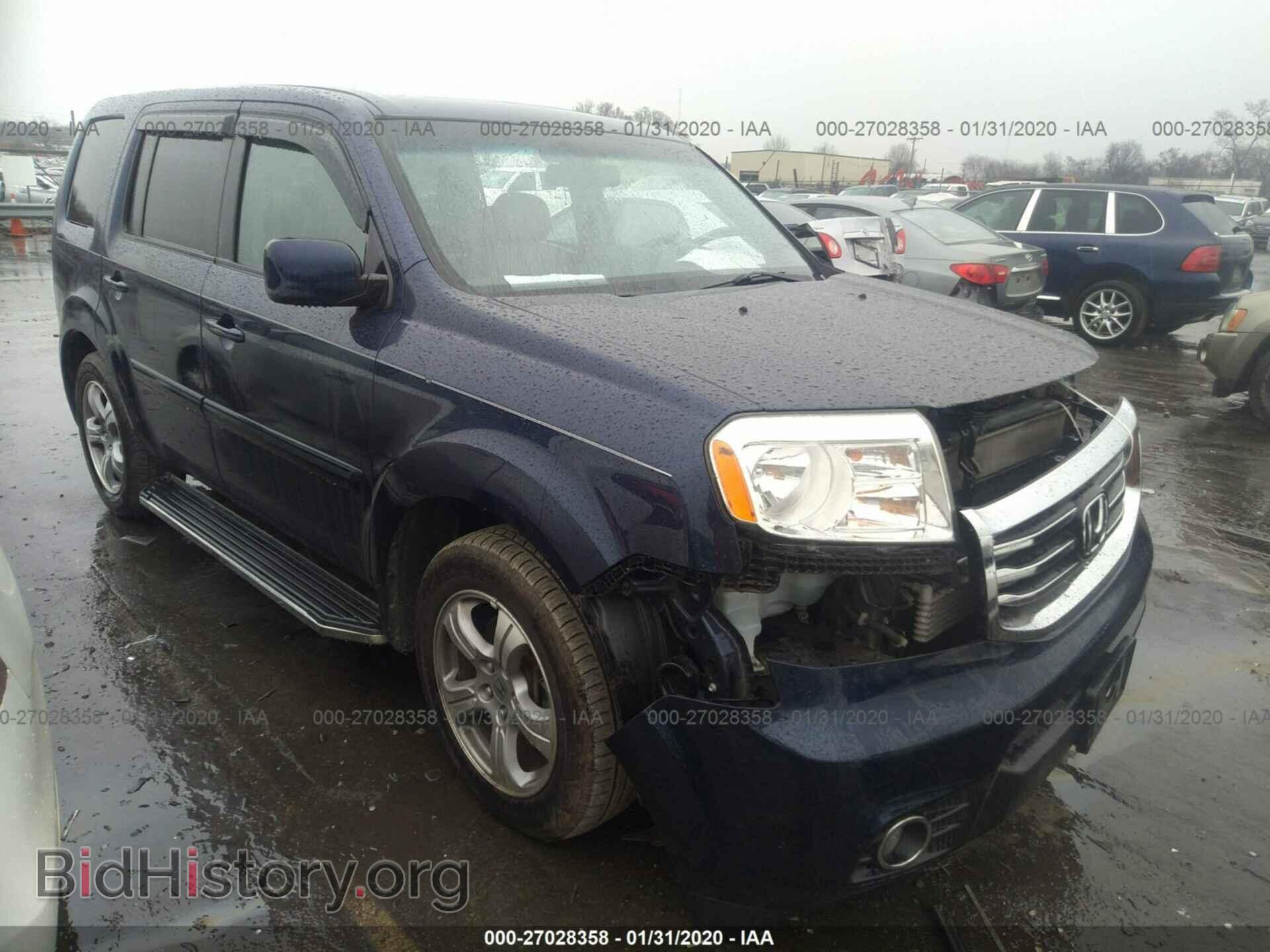 Photo 5FNYF4H63DB005234 - HONDA PILOT 2013