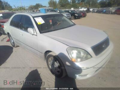 2002 Lexus LS 430, white — VIN JTHBN30F920091464, IAAI
