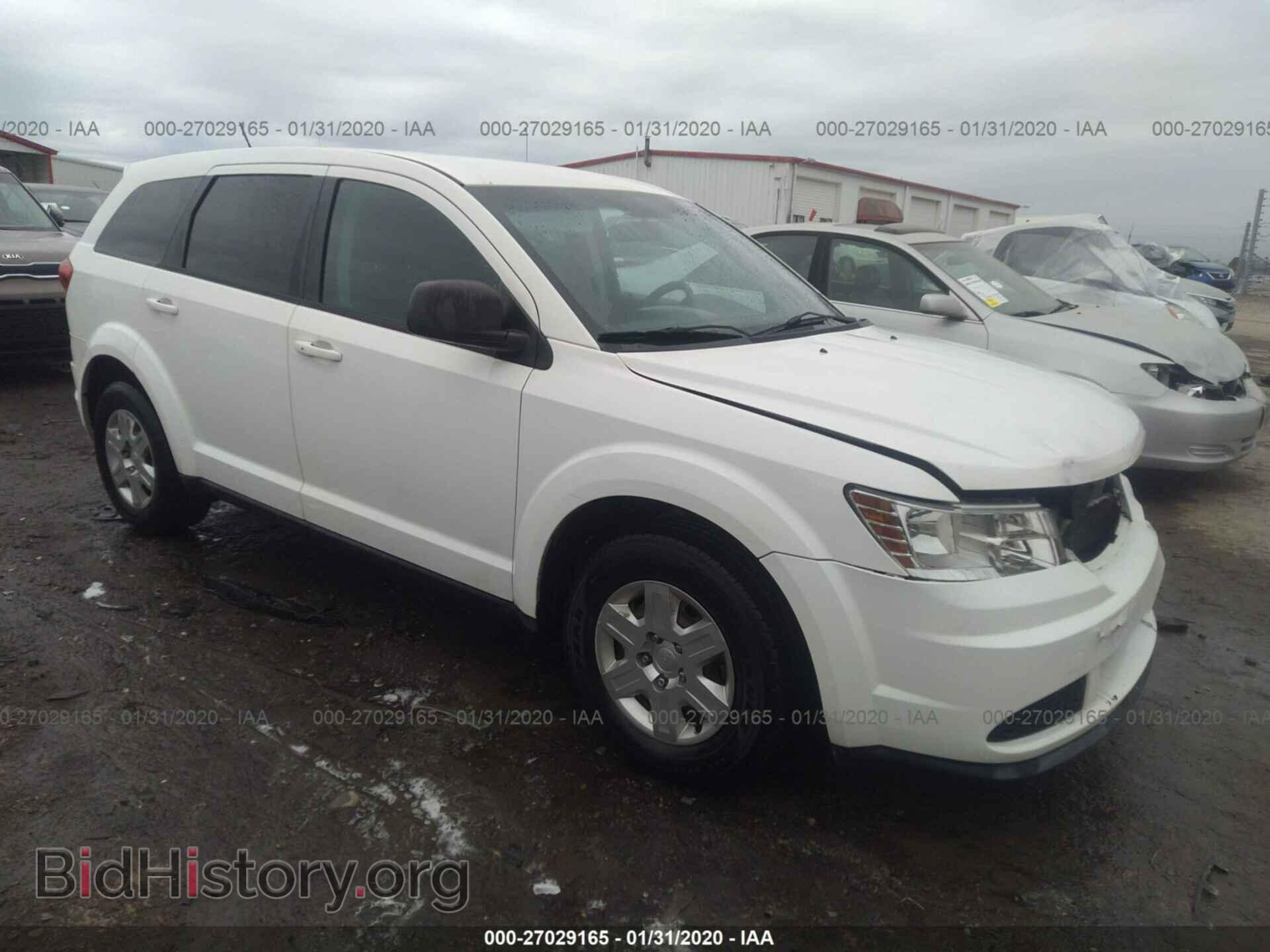 Photo 3C4PDCAB4CT141620 - DODGE JOURNEY 2012