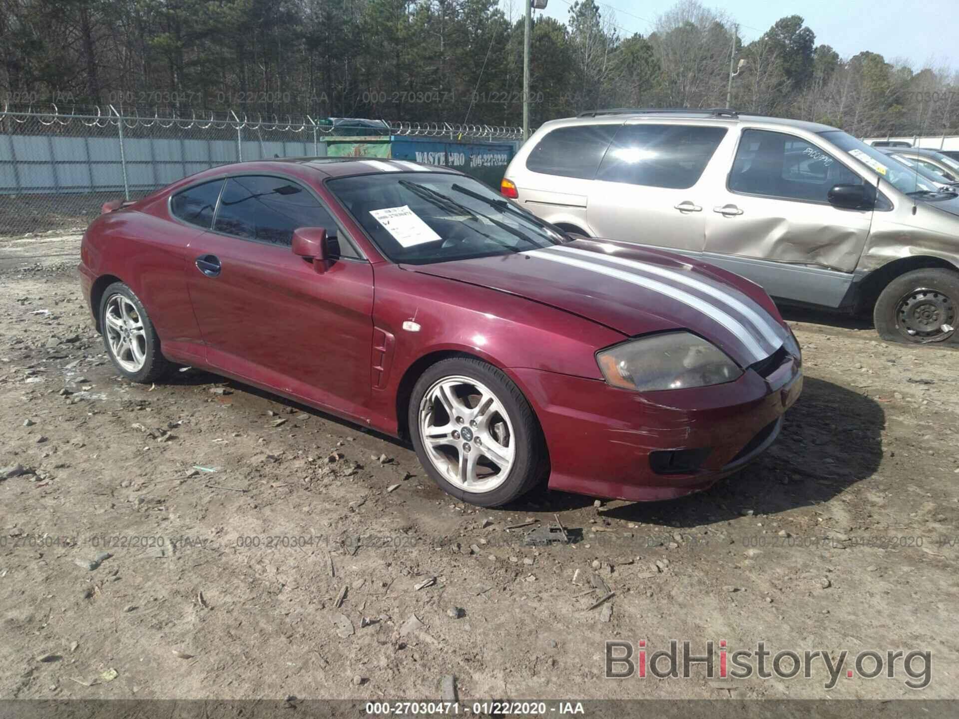 Photo KMHHN65F26U190126 - HYUNDAI TIBURON 2006