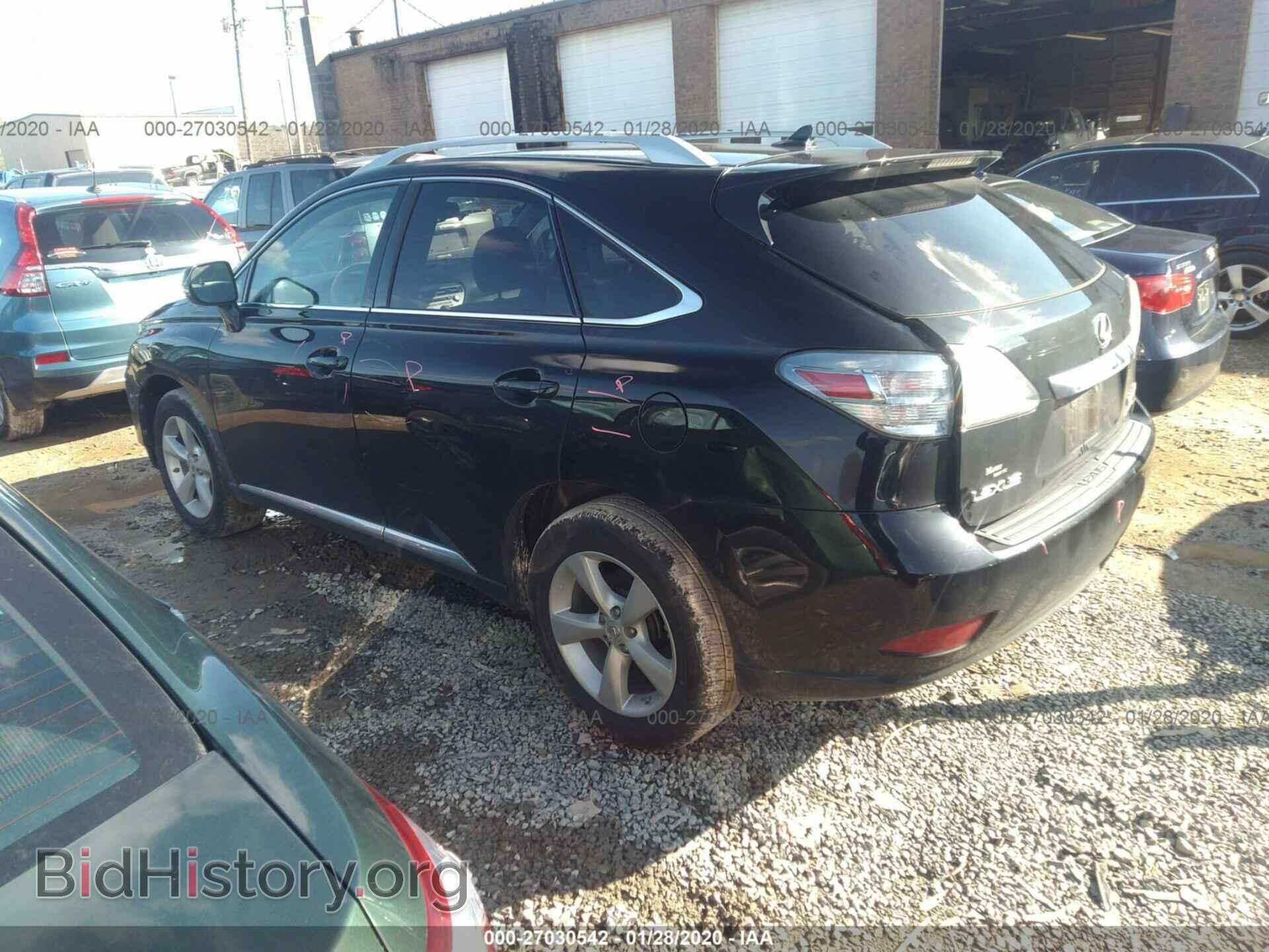 2010 LEXUS RX - VIN: 2T2BK1BA4AC057240 - Фото 3