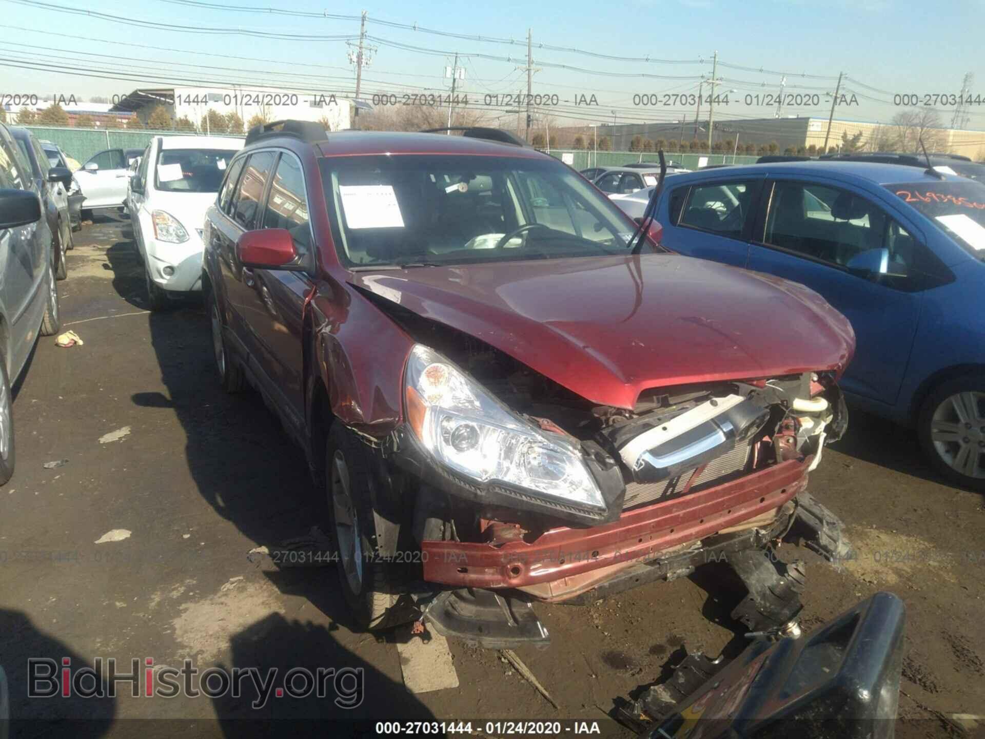 Фотография 4S4BRBLC5E3304989 - SUBARU OUTBACK 2014