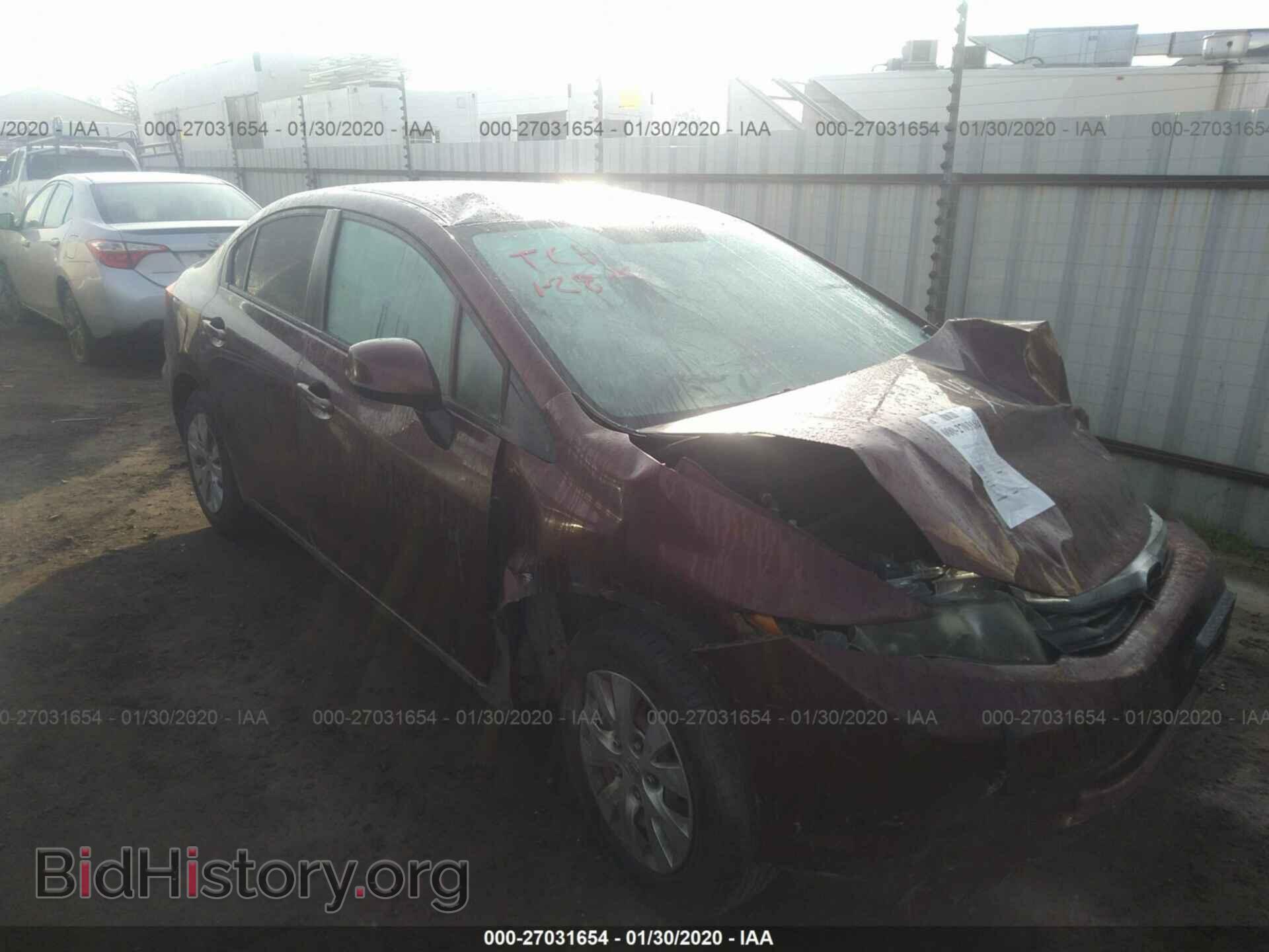 Photo 19XFB2F55CE363344 - HONDA CIVIC 2012