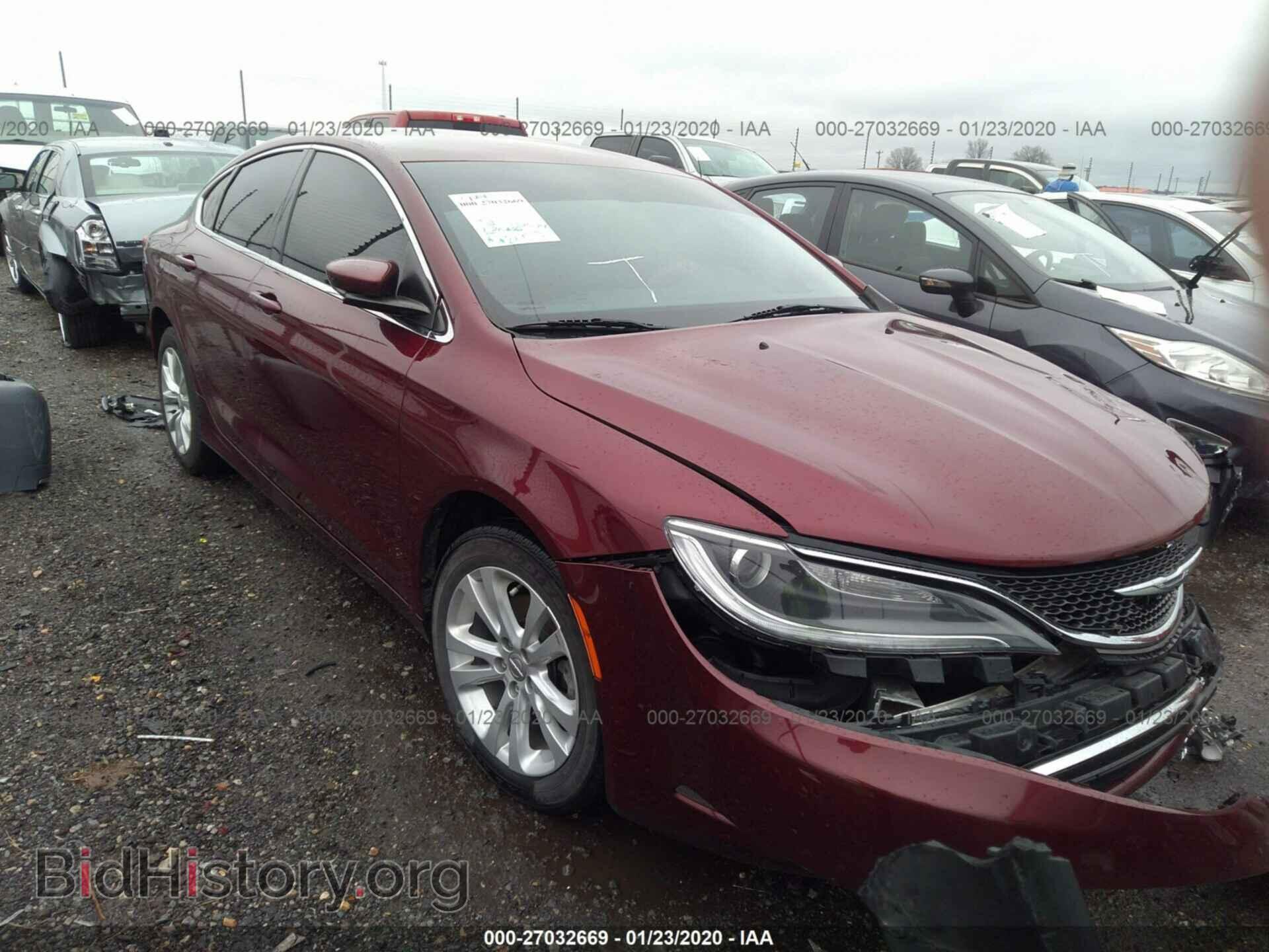 Фотография 1C3CCCAB1GN163926 - CHRYSLER 200 2016