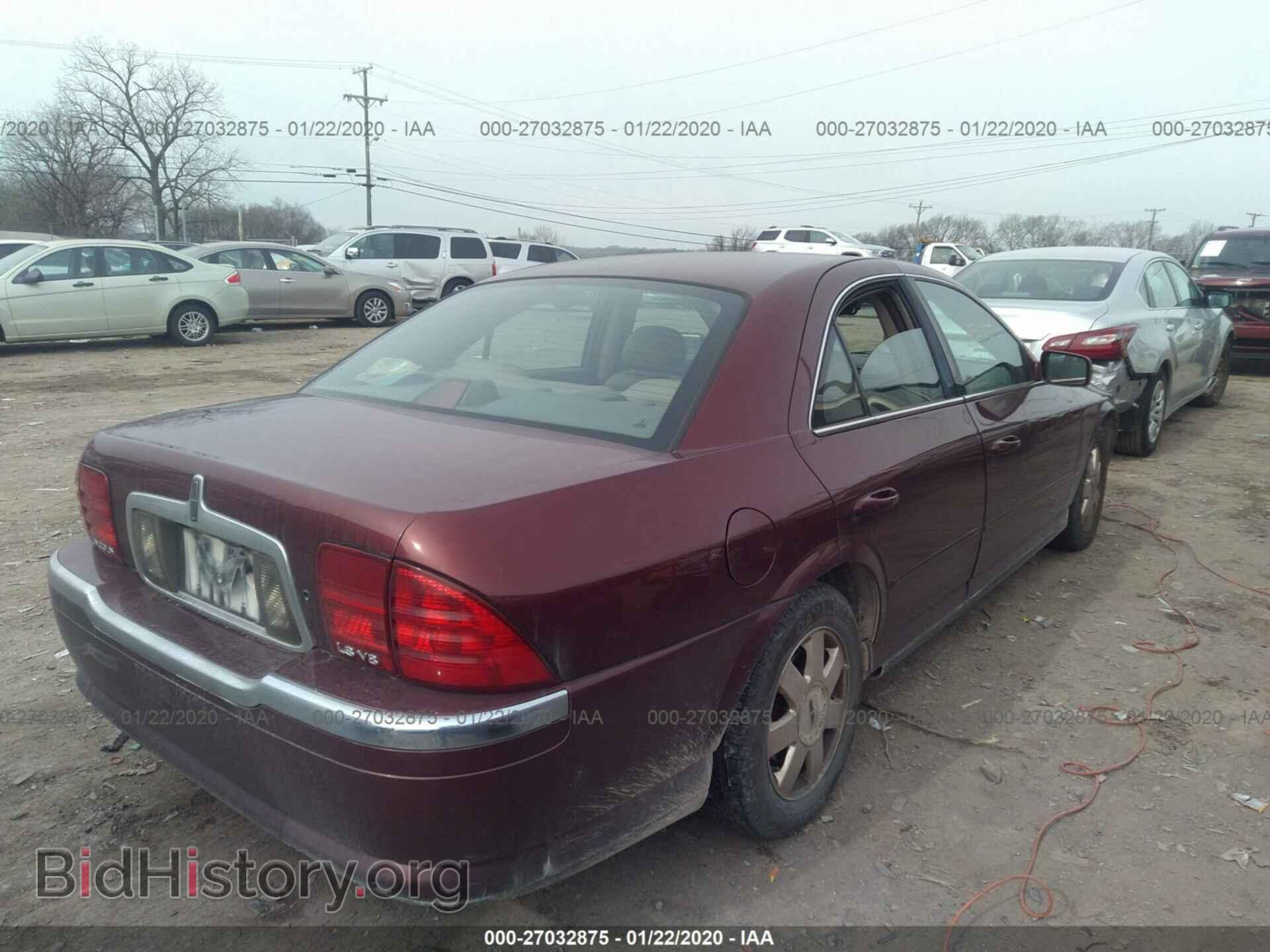 2002 LINCOLN LS - VIN: 1LNHM87A32Y630213 - Фото 4