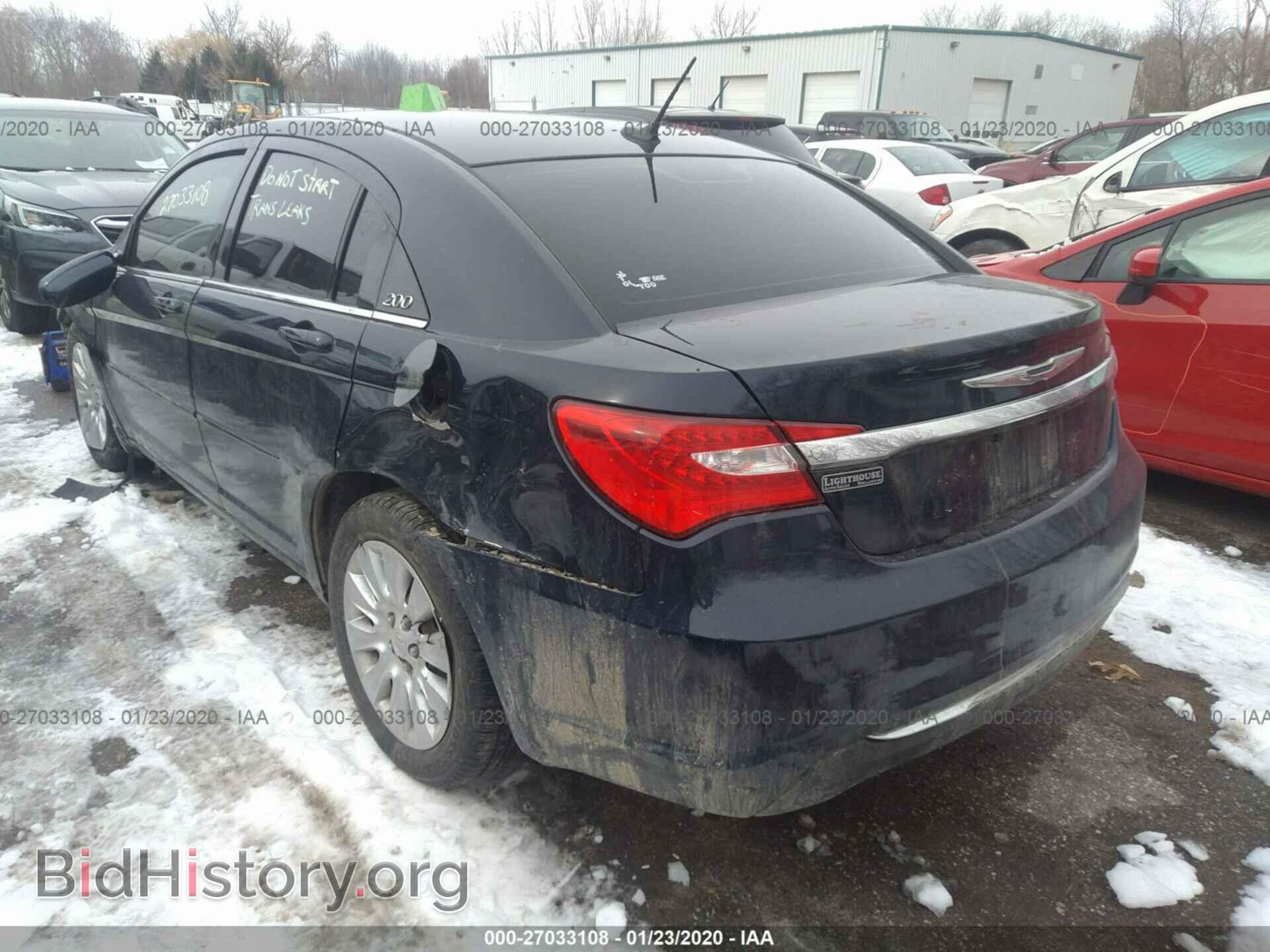 2013 CHRYSLER 200 - VIN: 1C3CCBAB8DN751389 - Фото 3