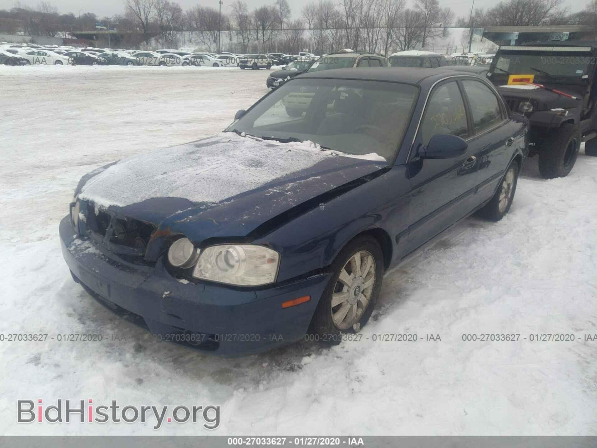 2005 KIA OPTIMA - VIN: KNAGD128055414334 - Фото 2