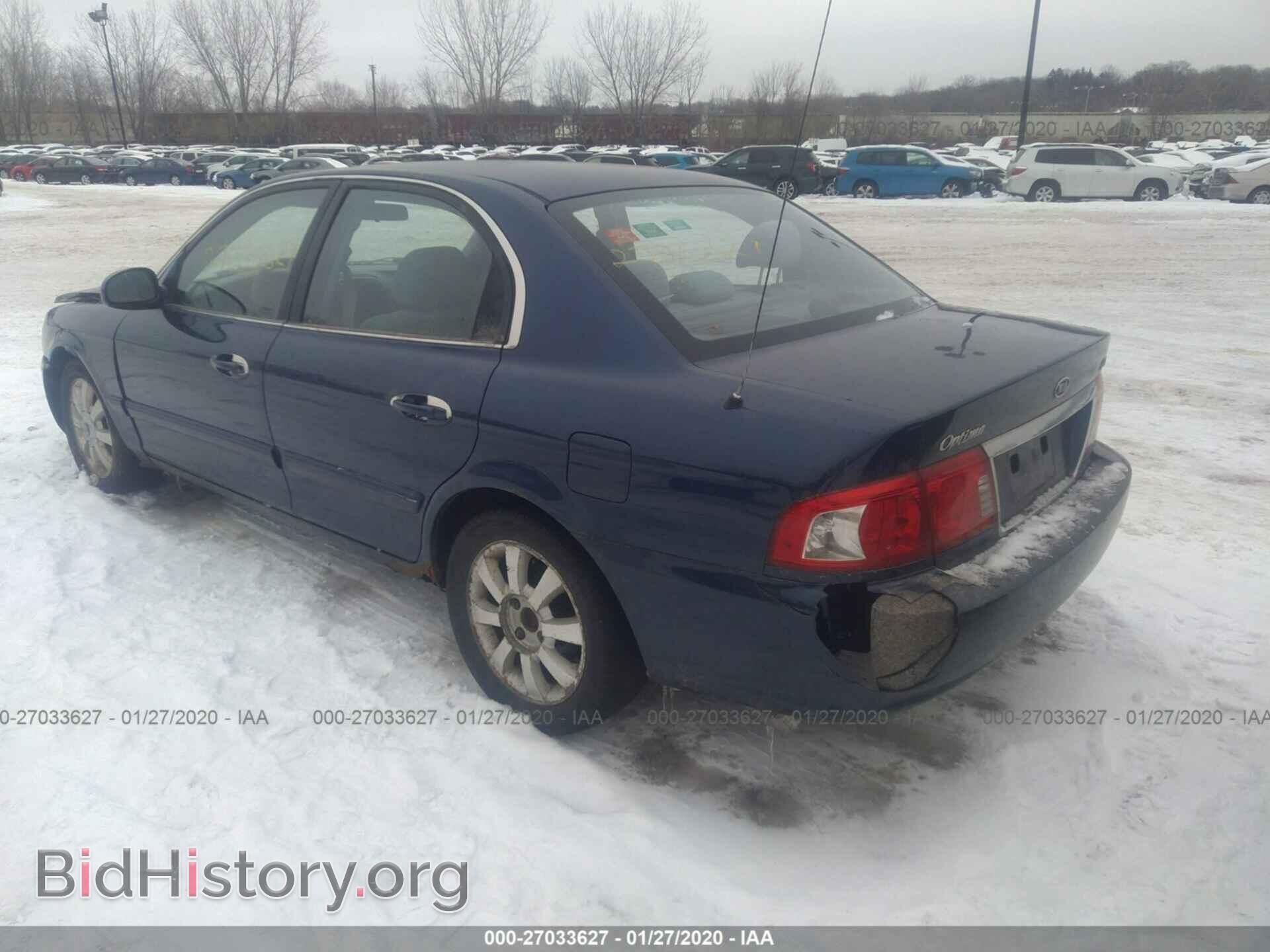 2005 KIA OPTIMA - VIN: KNAGD128055414334 - Фото 3