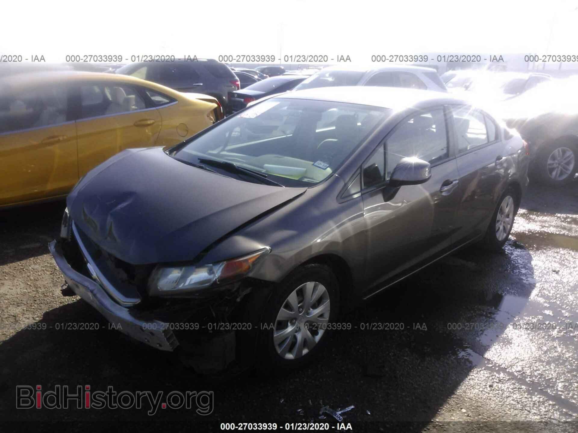 2012 HONDA CIVIC - VIN: 2HGFB2F53CH559403 - Фото 2