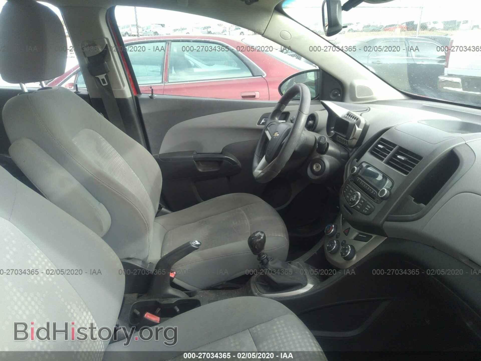 2012 CHEVROLET SONIC - VIN: 1G1JB6SH3C4156432 - Фото 5