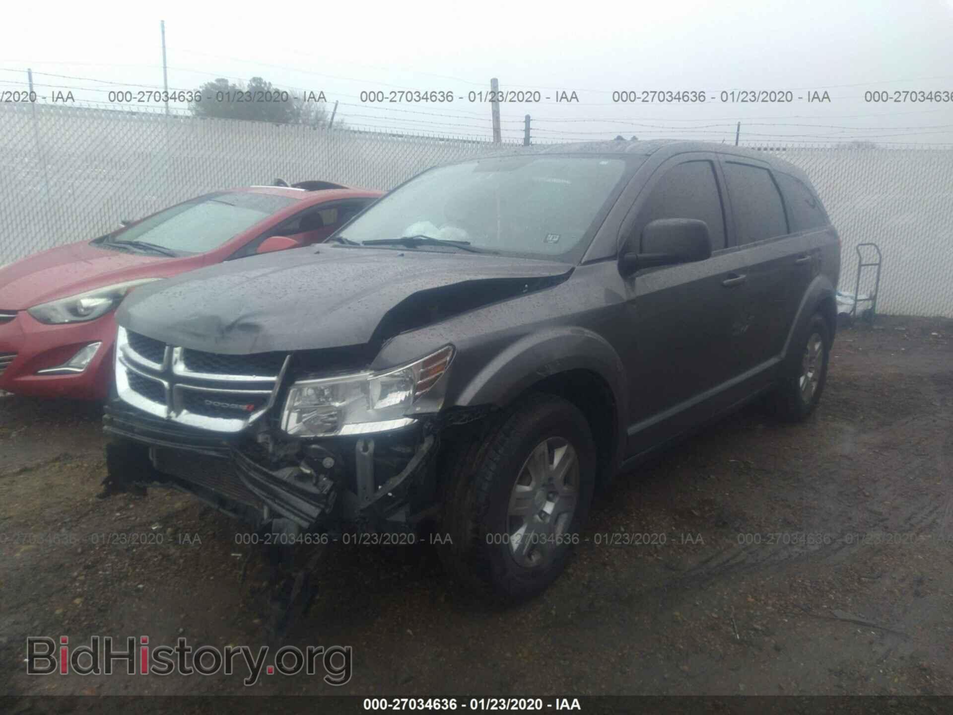 2012 DODGE JOURNEY - VIN: 3C4PDCABXCT389936 - Фото 2
