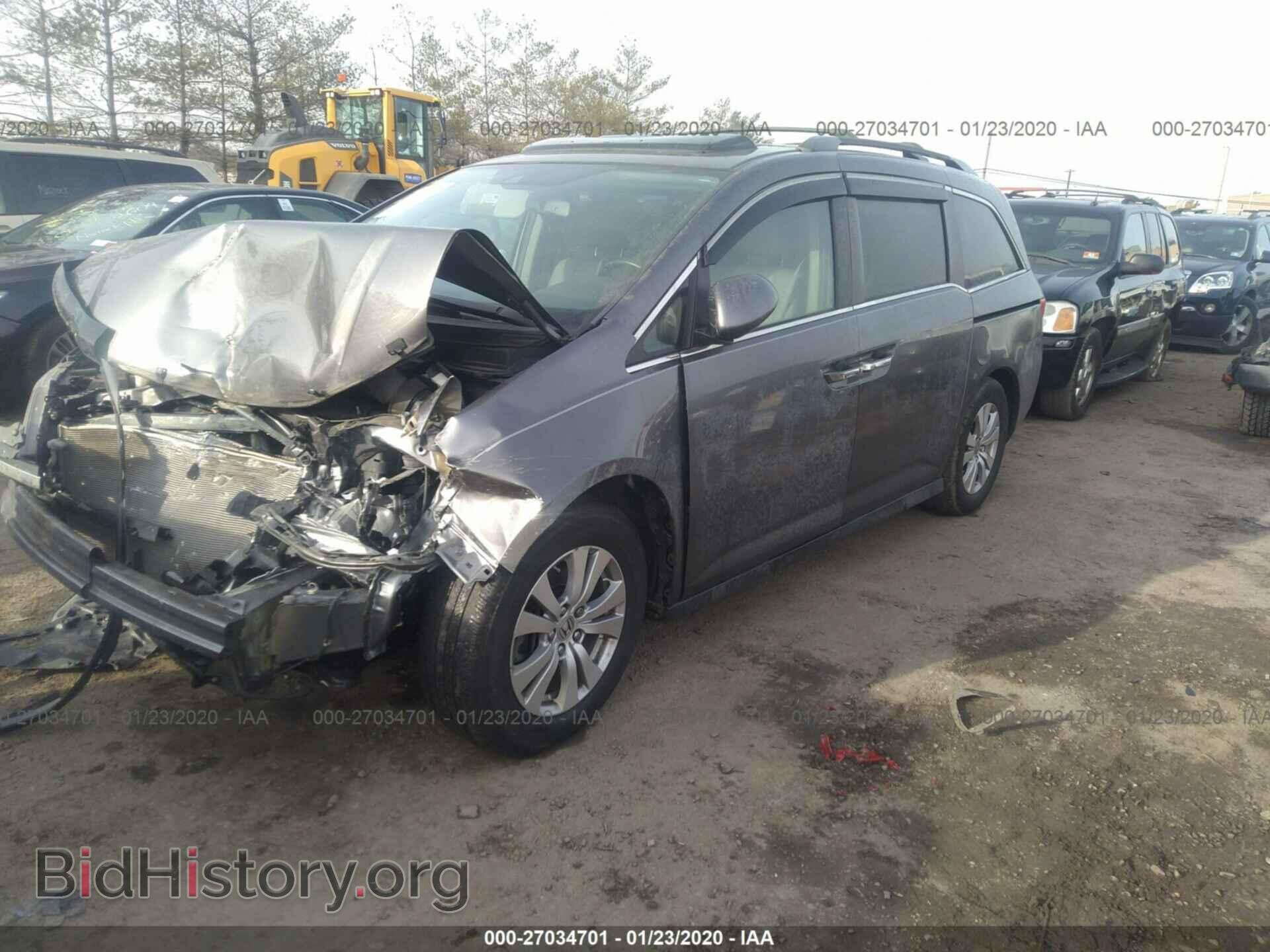 2015 HONDA ODYSSEY - VIN: 5FNRL5H62FB013072 - Фото 2