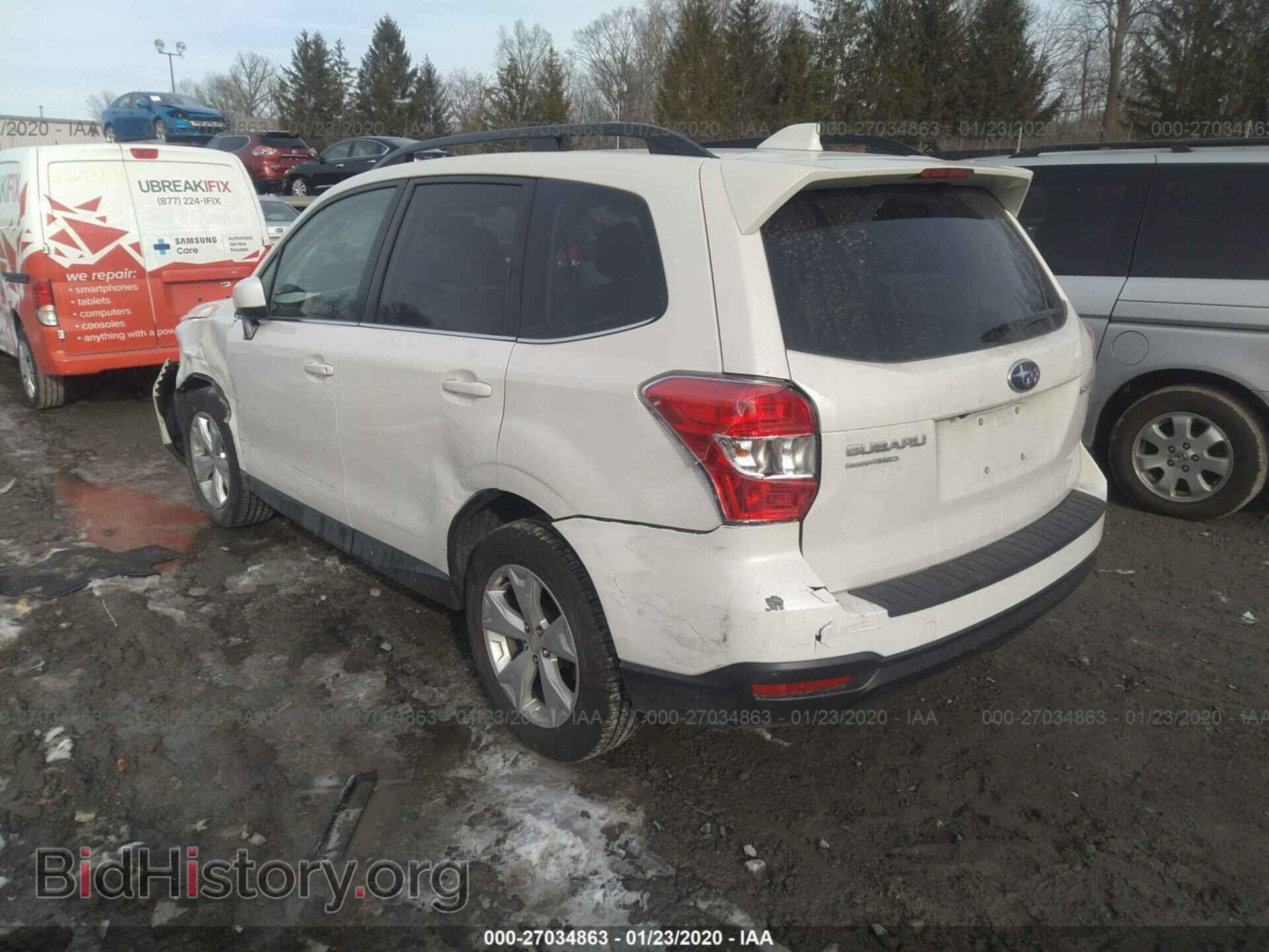 2016 SUBARU FORESTER - VIN: JF2SJARC5GH556715 - Фото 3
