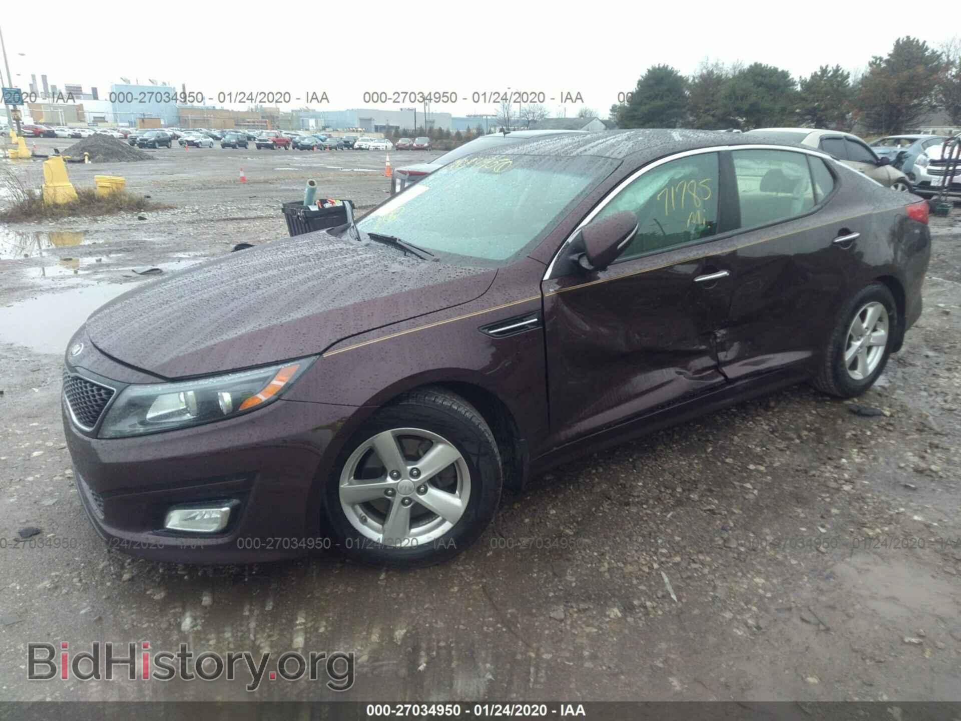 2015 KIA OPTIMA - VIN: 5XXGM4A75FG493669 - Фото 2