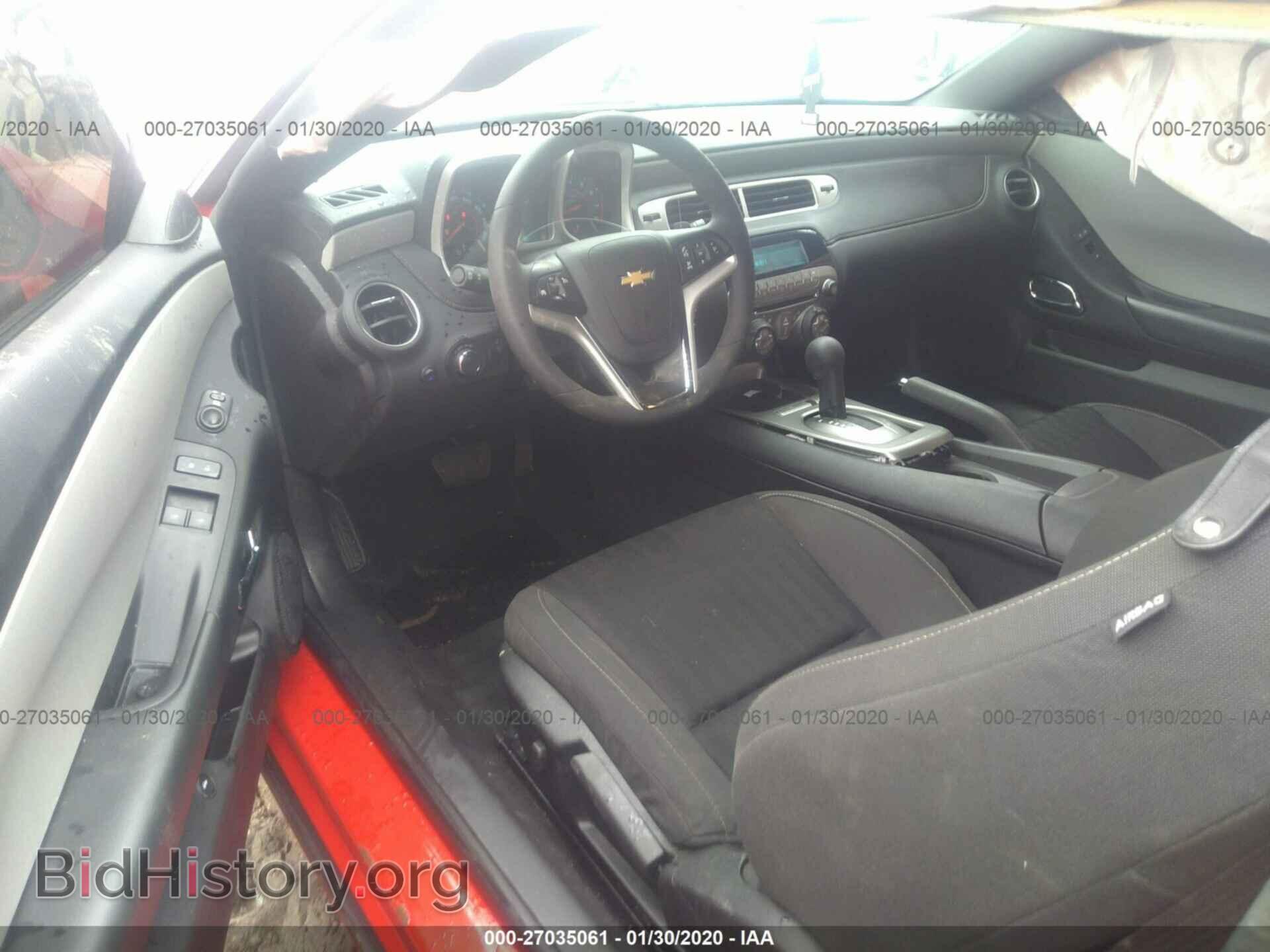 2014 CHEVROLET CAMARO - VIN: 2G1FA1E34E9281810 - Фото 5