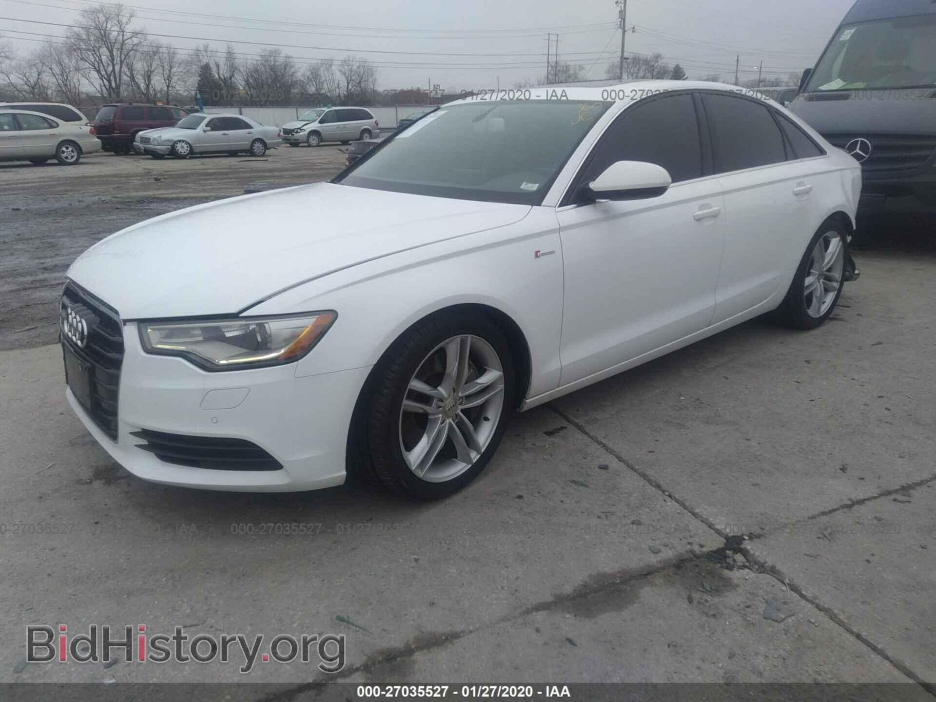 2012 AUDI A6 - VIN: WAUGGAFC7CN081942 - Фото 2