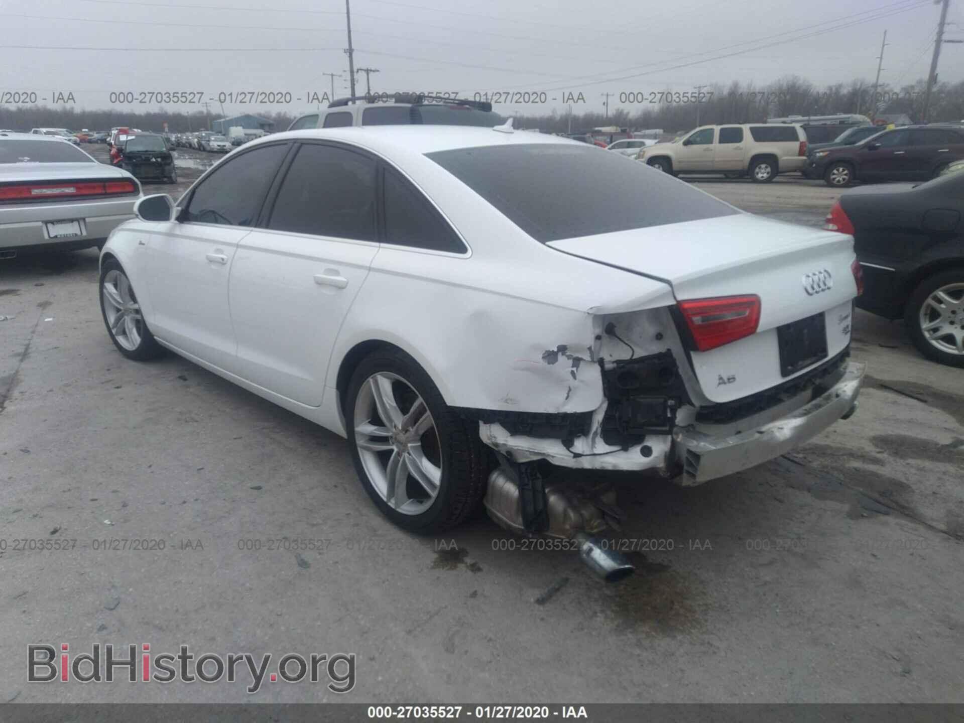 2012 AUDI A6 - VIN: WAUGGAFC7CN081942 - Фото 3