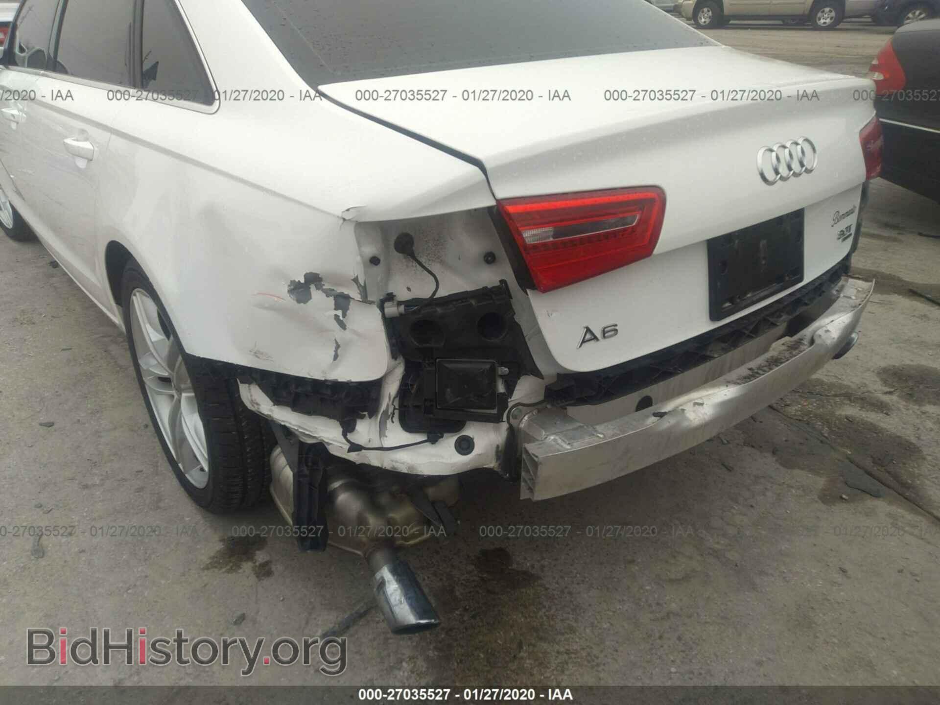 2012 AUDI A6 - VIN: WAUGGAFC7CN081942 - Фото 6